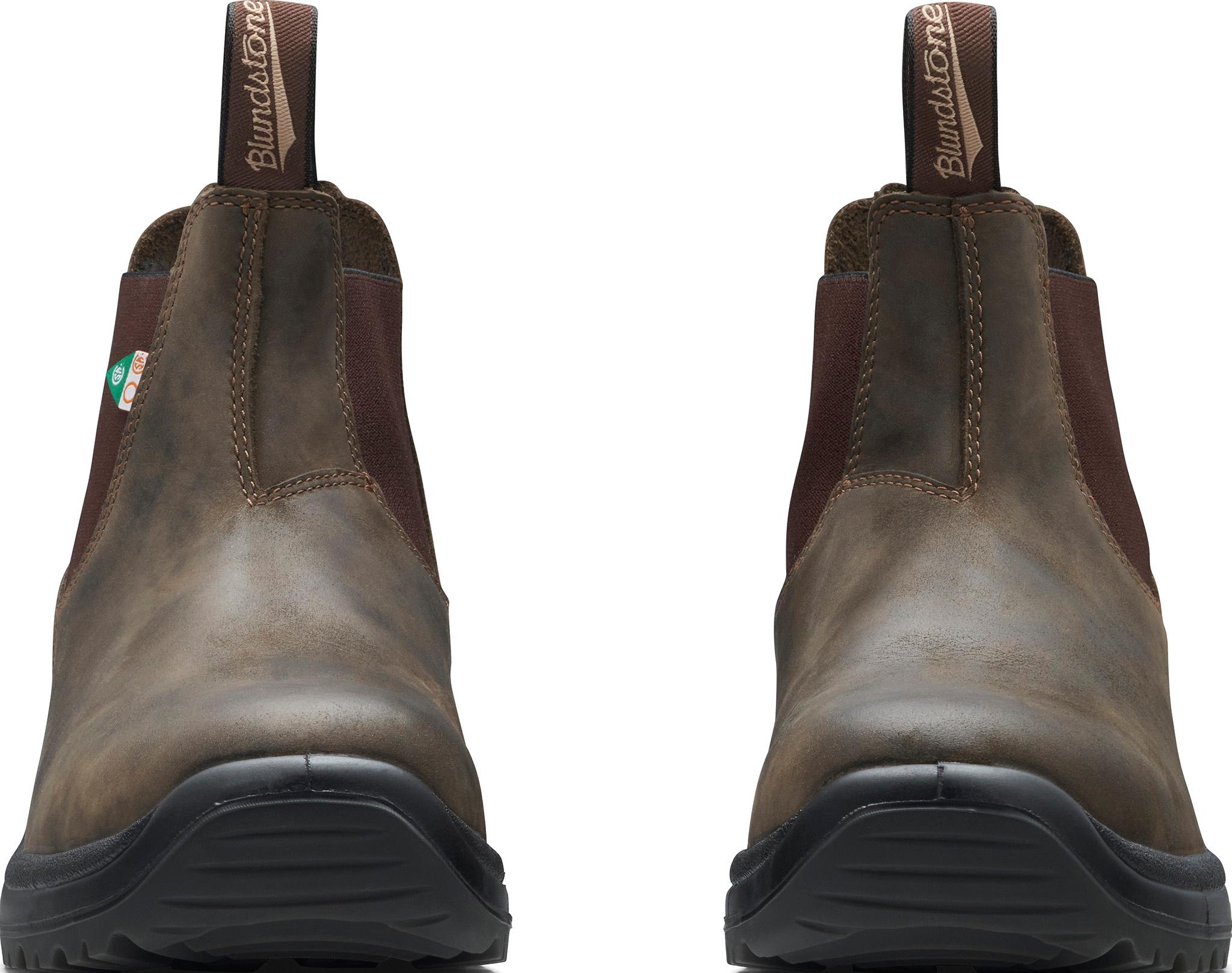 Product gallery image number 3 for product 180 - Work & Safety Waxy Rustic Brown Boots - Unisex