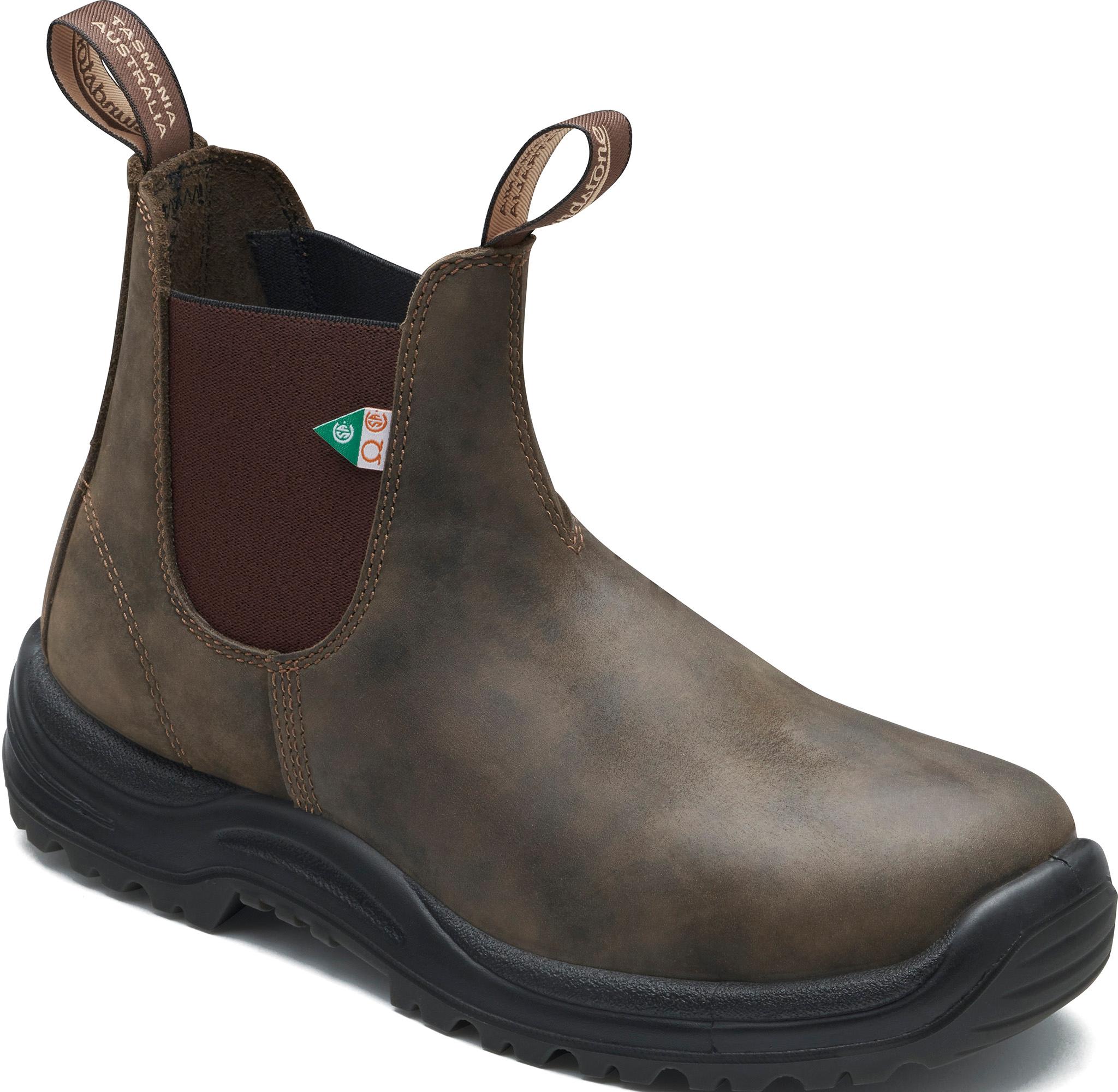 Product gallery image number 4 for product 180 - Work & Safety Waxy Rustic Brown Boots - Unisex
