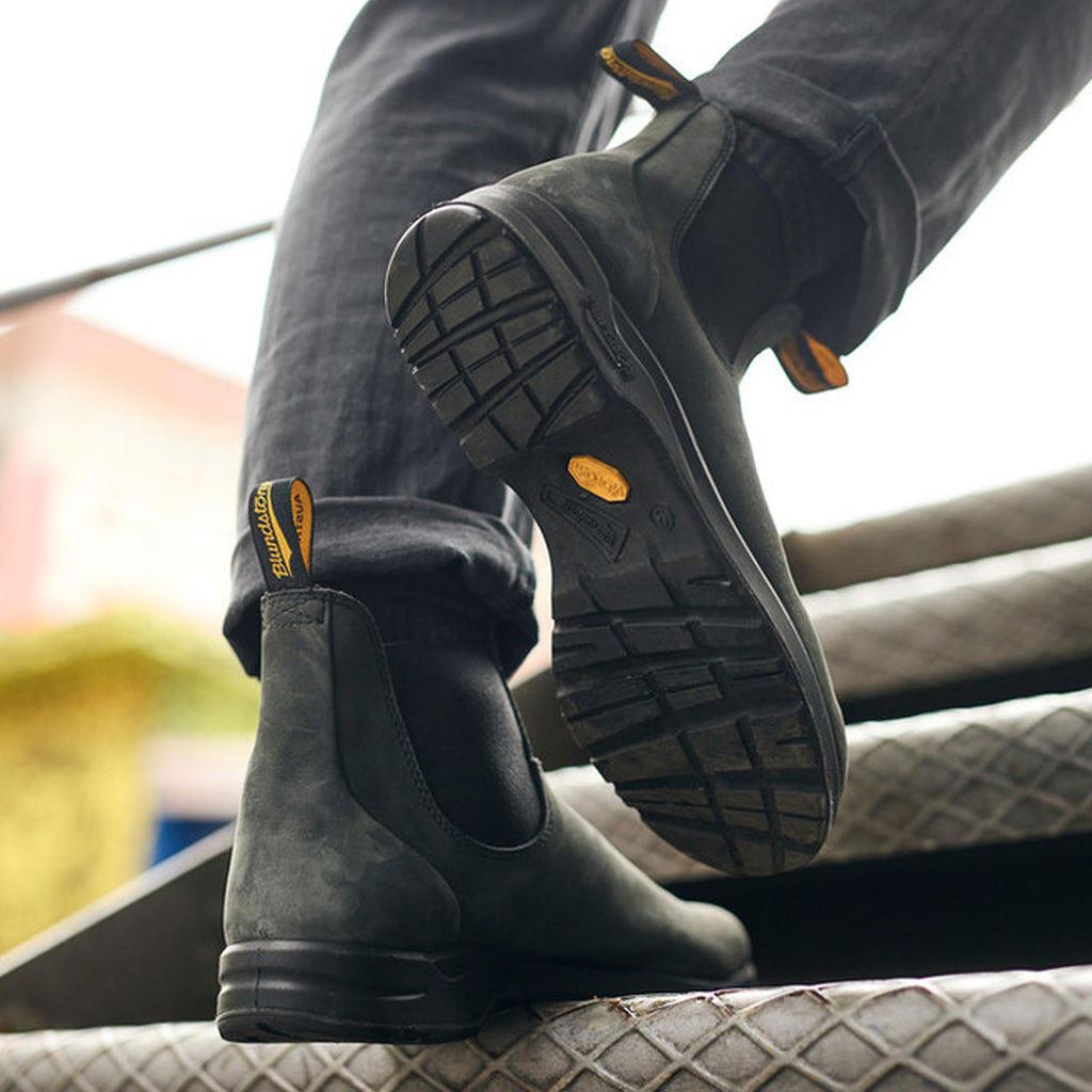 Numéro de l'image de la galerie de produits 5 pour le produit 2055 - Botte Tout-terrain noir rustique - Unisexe