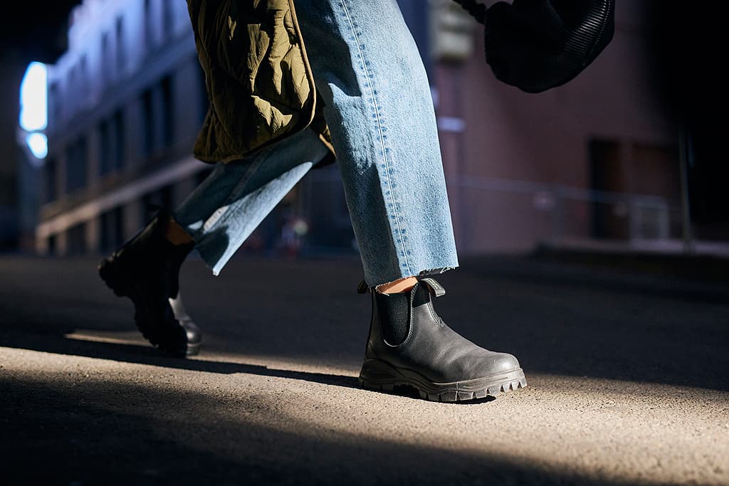 Product gallery image number 4 for product 2240 - Lug Sole Black Boots - Unisex