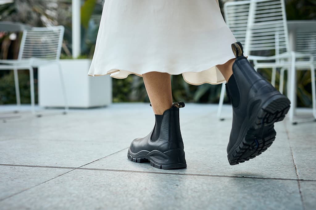 Product gallery image number 5 for product 2240 - Lug Sole Black Boots - Unisex
