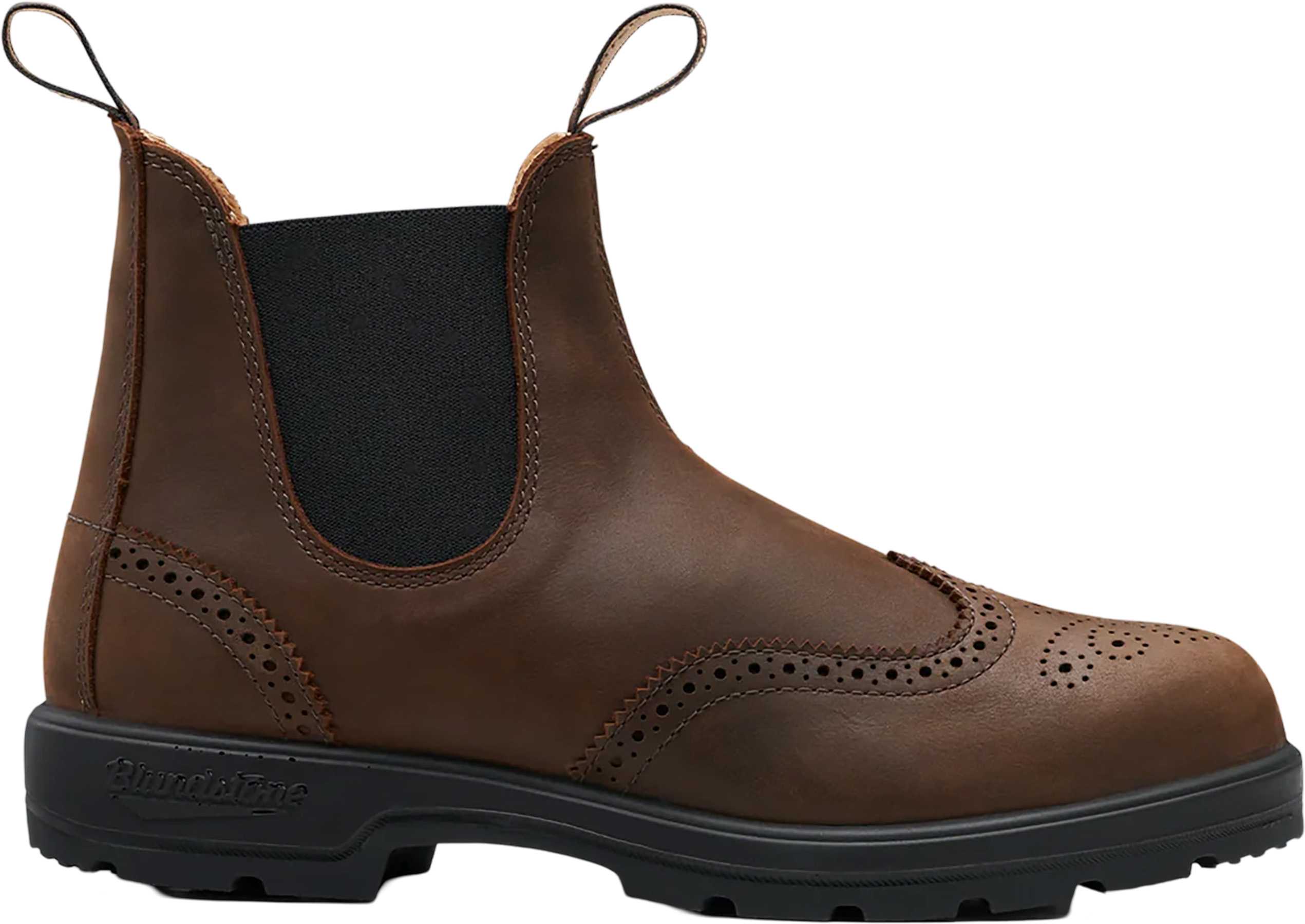 Product image for 2444 - Classic Antique Brown Brogue Boots - Unisex