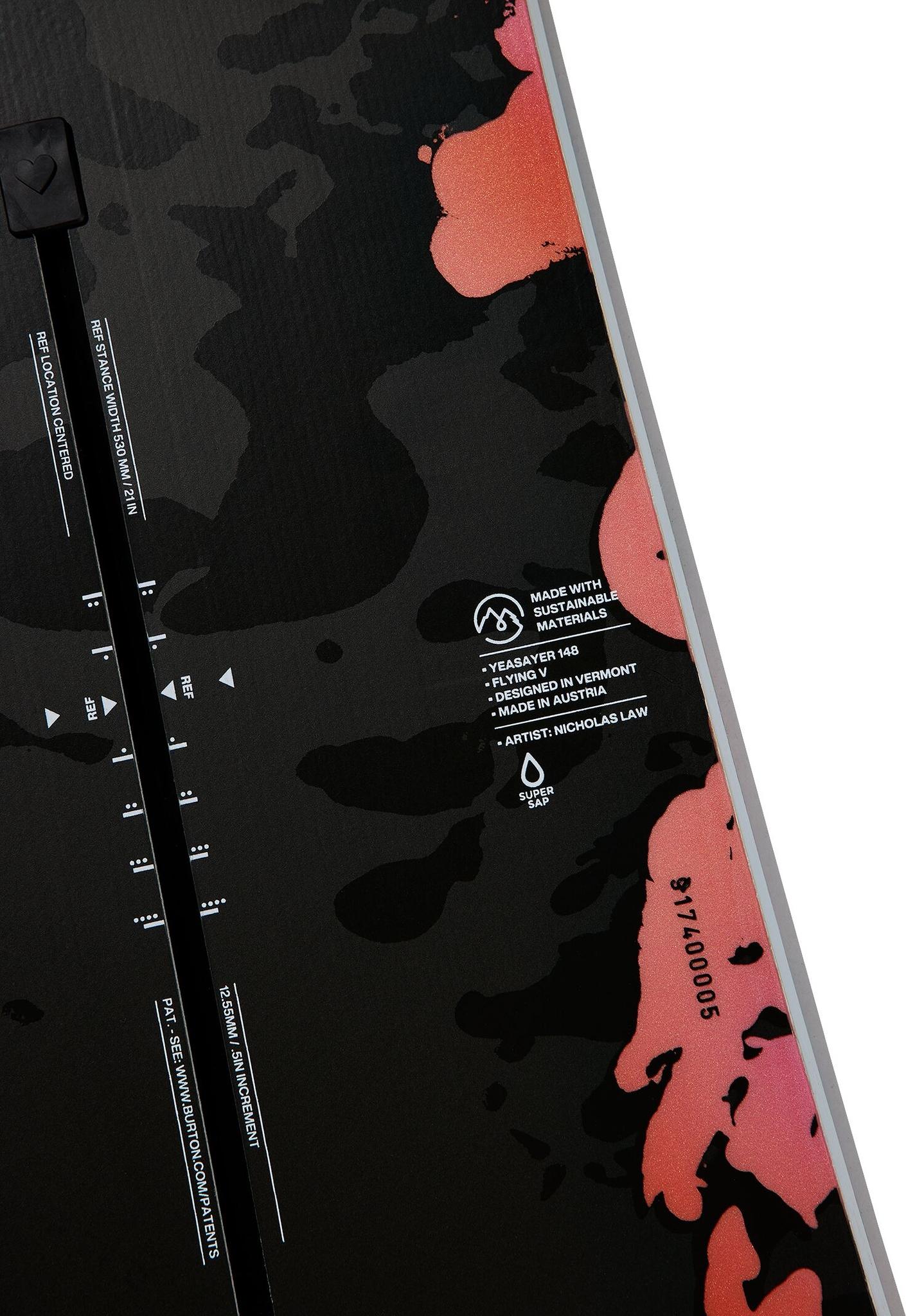 Product gallery image number 3 for product Yeasayer Flying V Snowboard - Women's