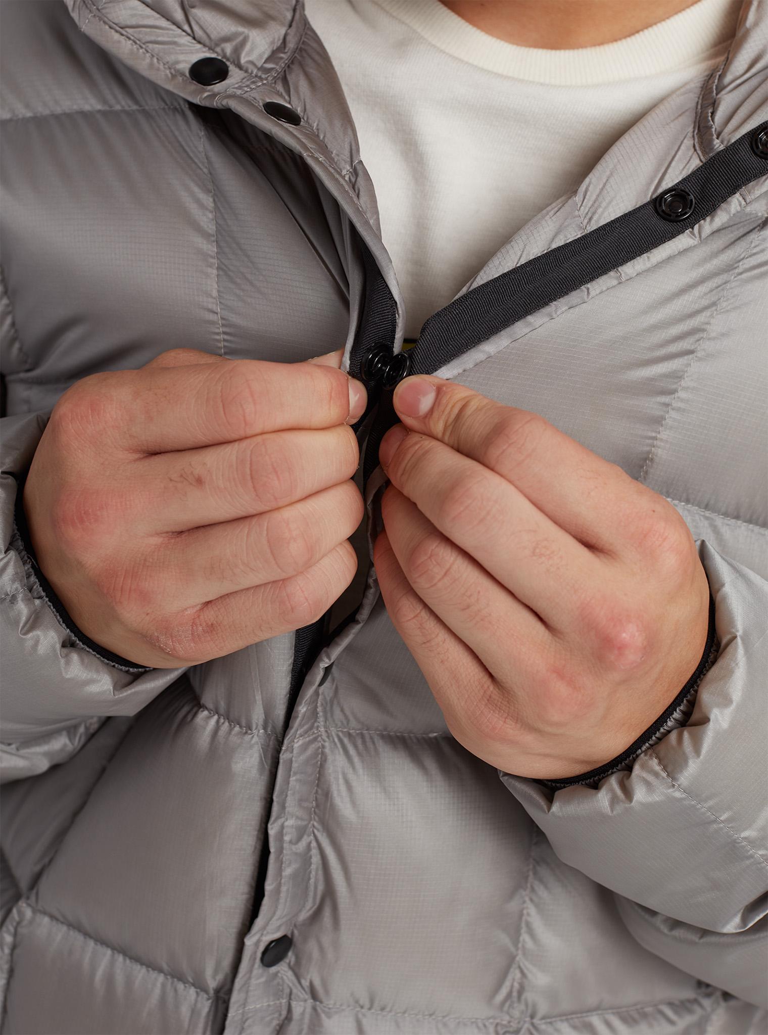 Product gallery image number 4 for product Evergreen Snap Hooded Jacket - Men's