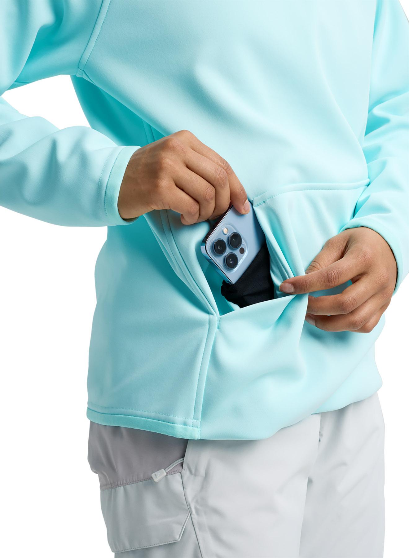 Product gallery image number 4 for product Manteau à capuche en polaire Crown résistant aux intempéries - Femme