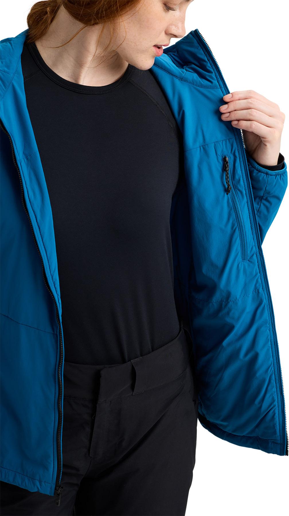 Product gallery image number 4 for product Manteau isolé extensible à capuchon Ak Helium - Femme