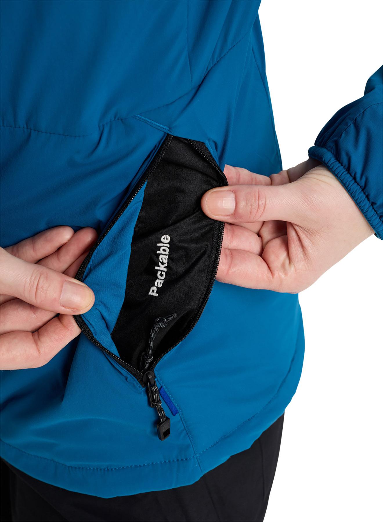 Product gallery image number 7 for product Manteau isolé extensible à capuchon Ak Helium - Femme