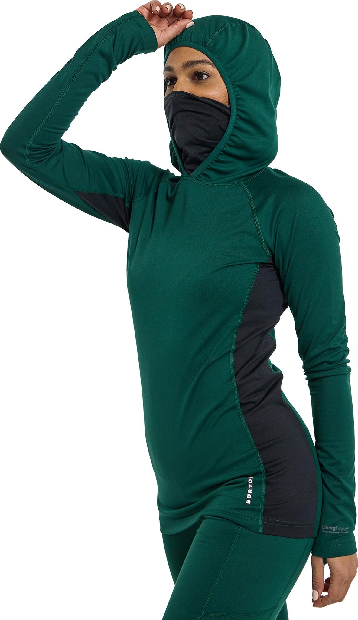 Product gallery image number 3 for product Midweight X Base Layer Long Neck Hoodie - Women's