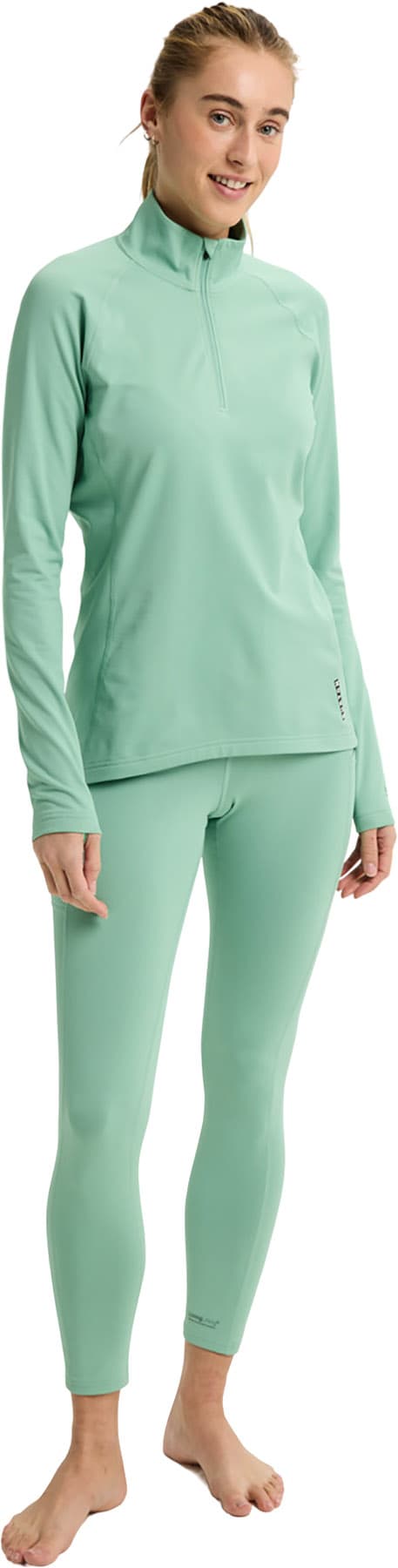Product gallery image number 2 for product Haut à demi-glissière Heavyweight X Base Layer - Femme