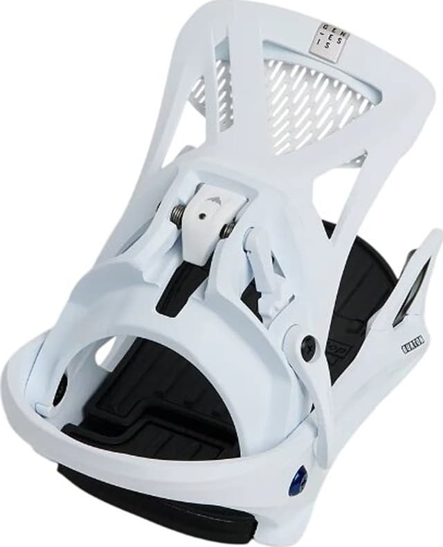 Burton Men's Step On Re:Flex Snowboard Bindings – 2023 Model – Gray Cloud – Sizes M/L