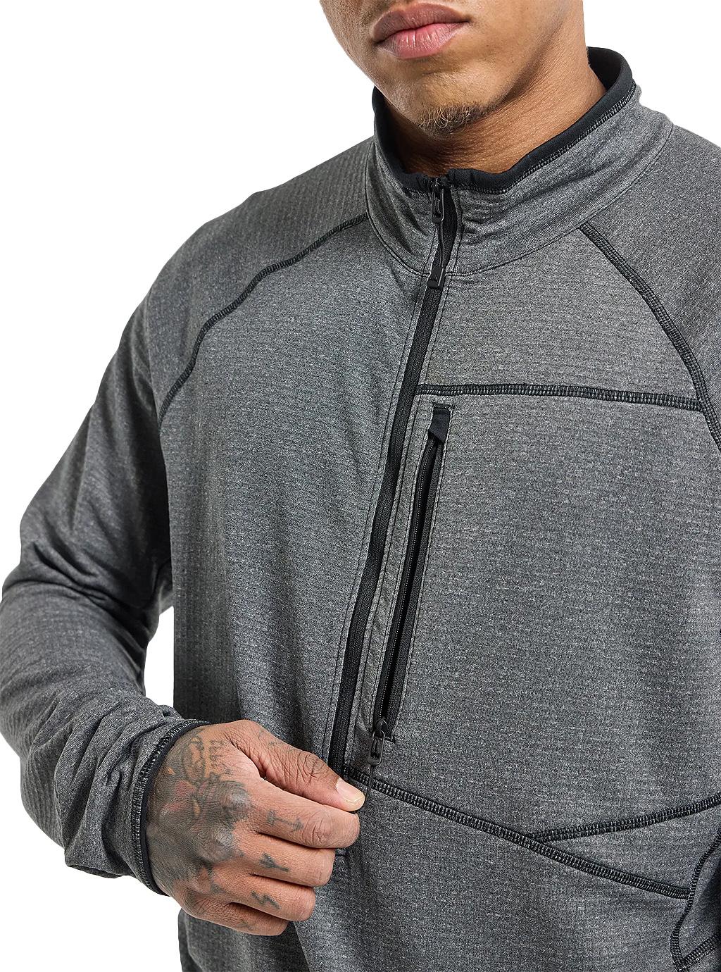 Numéro de l'image de la galerie de produits 3 pour le produit Chandail en molleton à demi-zip Grid de Stockrun - Homme
