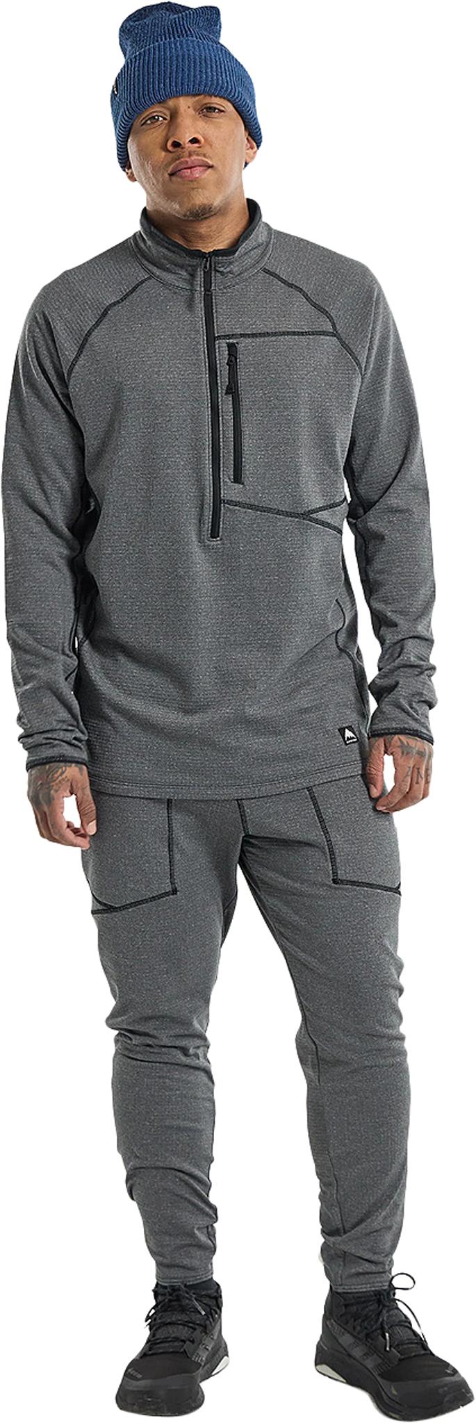 Numéro de l'image de la galerie de produits 5 pour le produit Chandail en molleton à demi-zip Grid de Stockrun - Homme