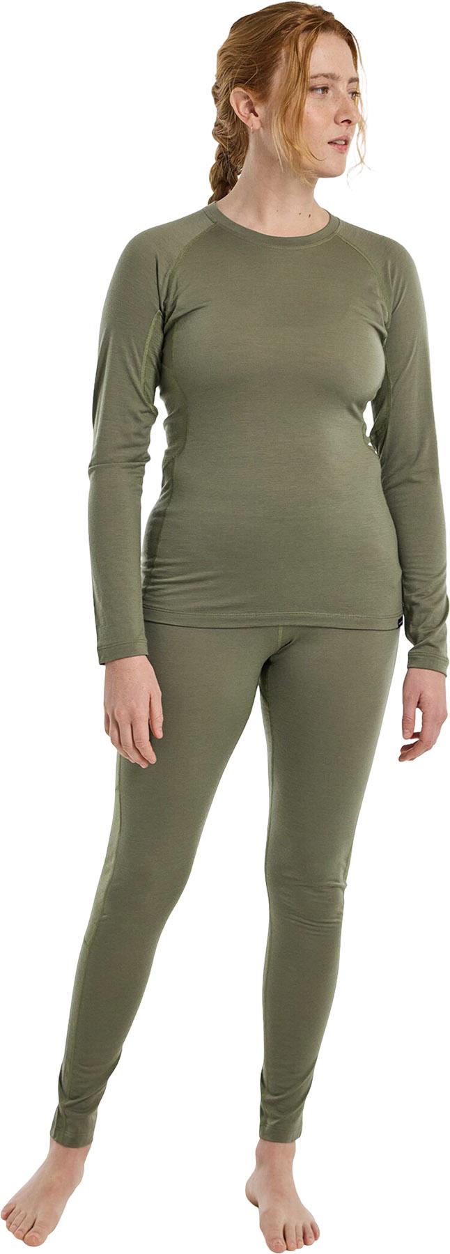 Product gallery image number 2 for product Pantalon de couche de base en mérinos Phayse - Femme