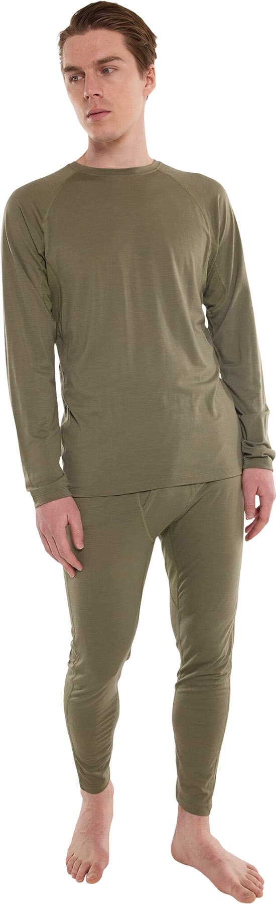 Product gallery image number 2 for product Couche de base pour le haut en mérinos à col rond Phayse - Homme 