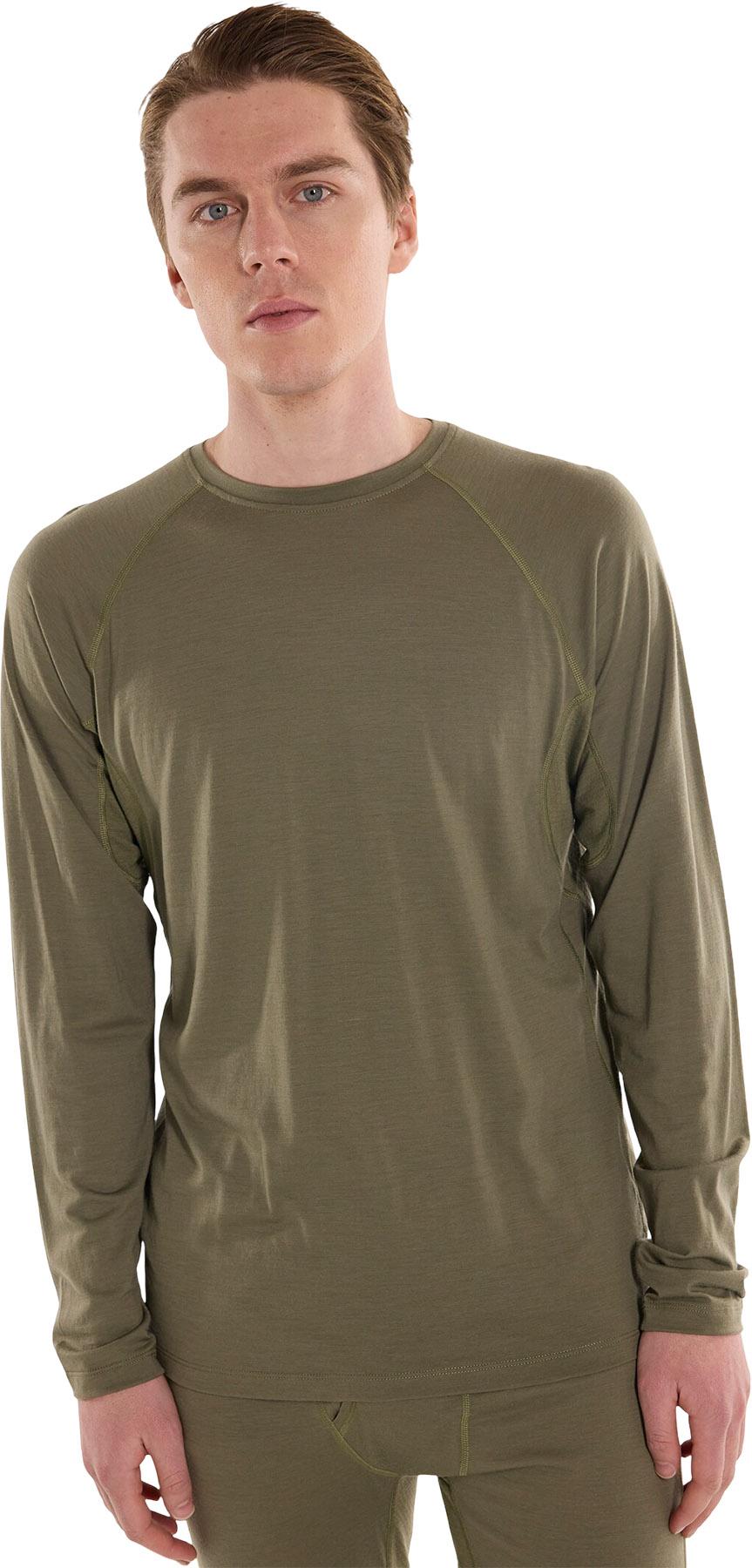 Product gallery image number 3 for product Couche de base pour le haut en mérinos à col rond Phayse - Homme 