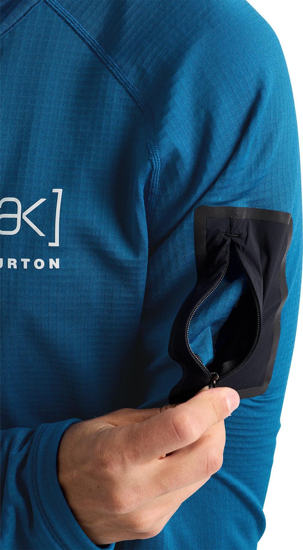 Product gallery image number 3 for product [ak] Helium Grid Fleece Half-Zip - Men's