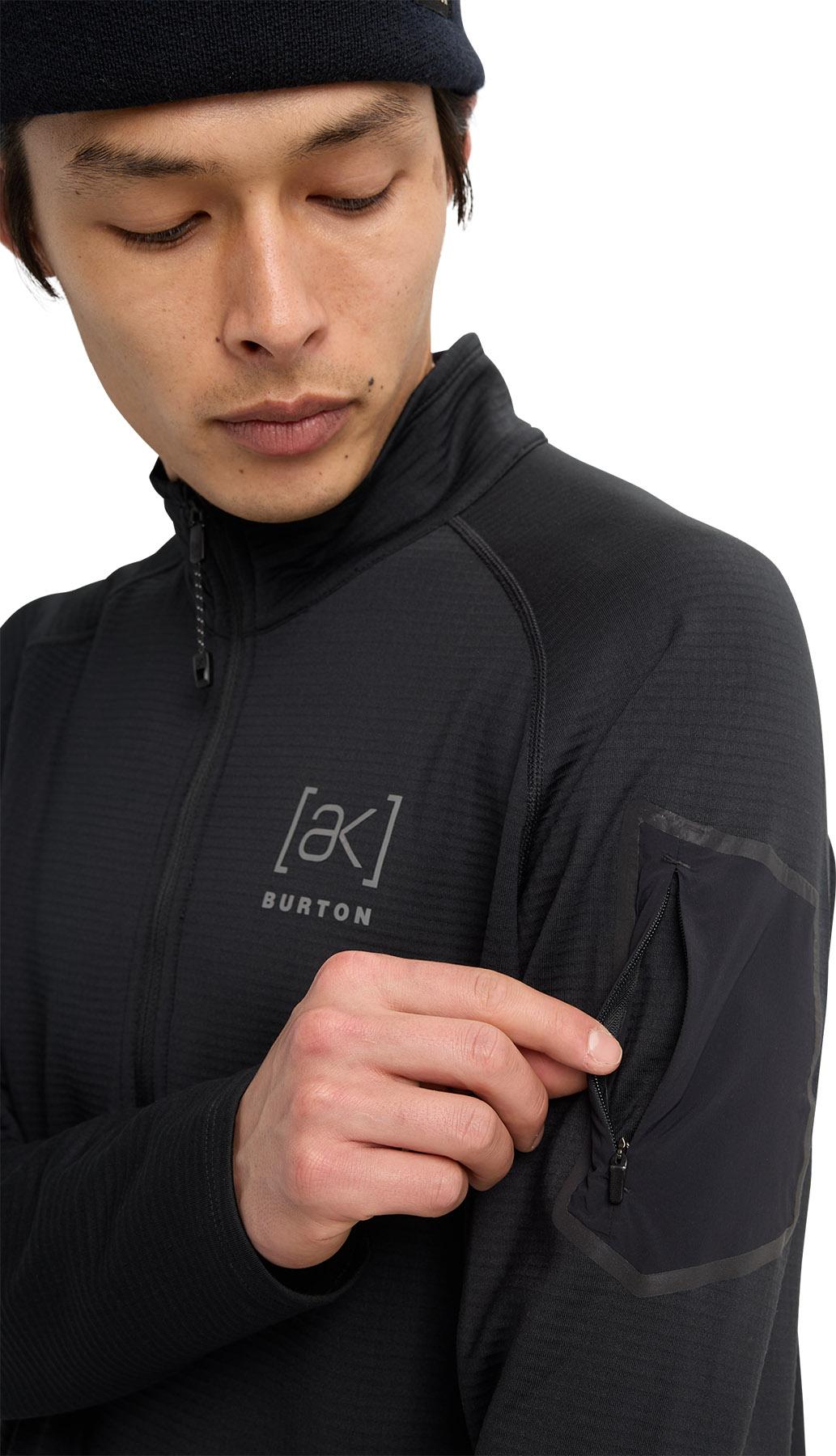 Numéro de l'image de la galerie de produits 3 pour le produit Haut en molleton technique à demi-glissière [ak] Helium - Homme