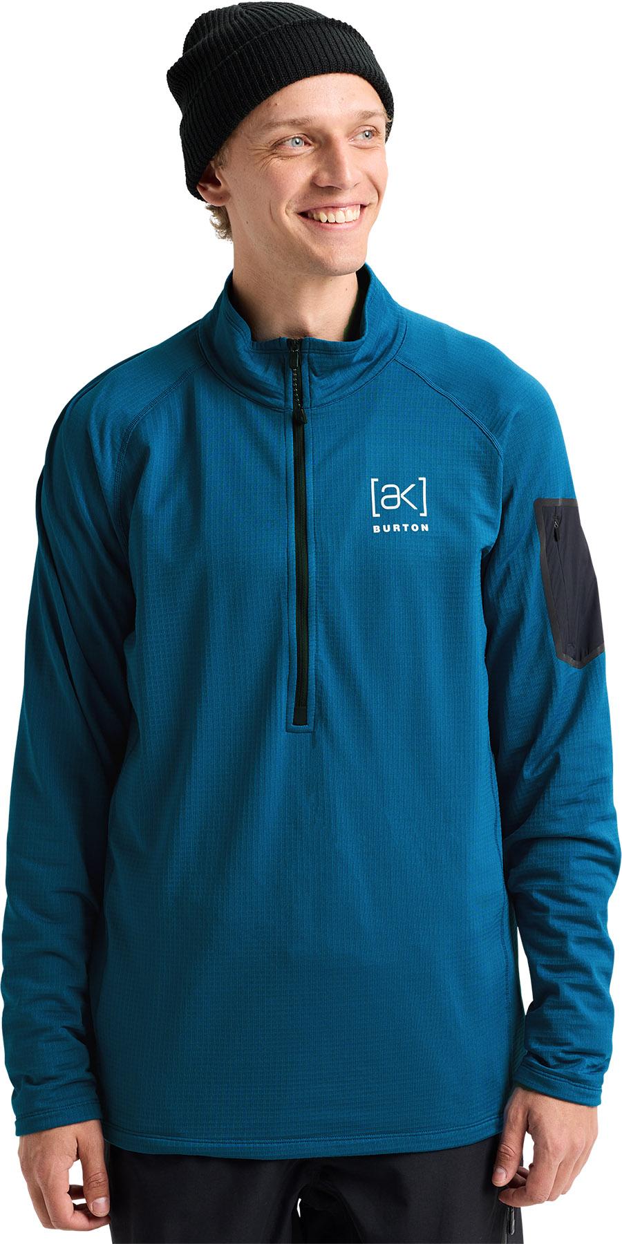 Product gallery image number 4 for product [ak] Helium Grid Fleece Half-Zip - Men's