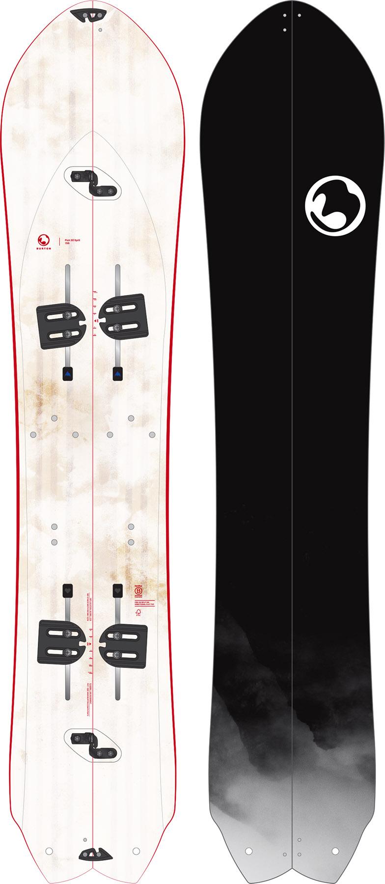 Image de produit pour Planche à neige divisible 3D Fish Flat Top