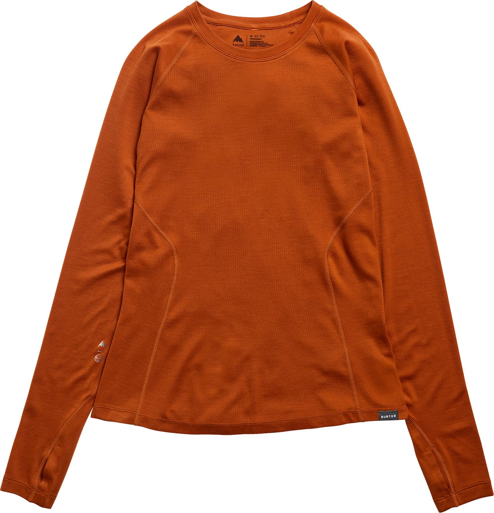 Image de produit pour Couche de base pour le haut à col rond mi-épais en mélange de mérinos - Femme