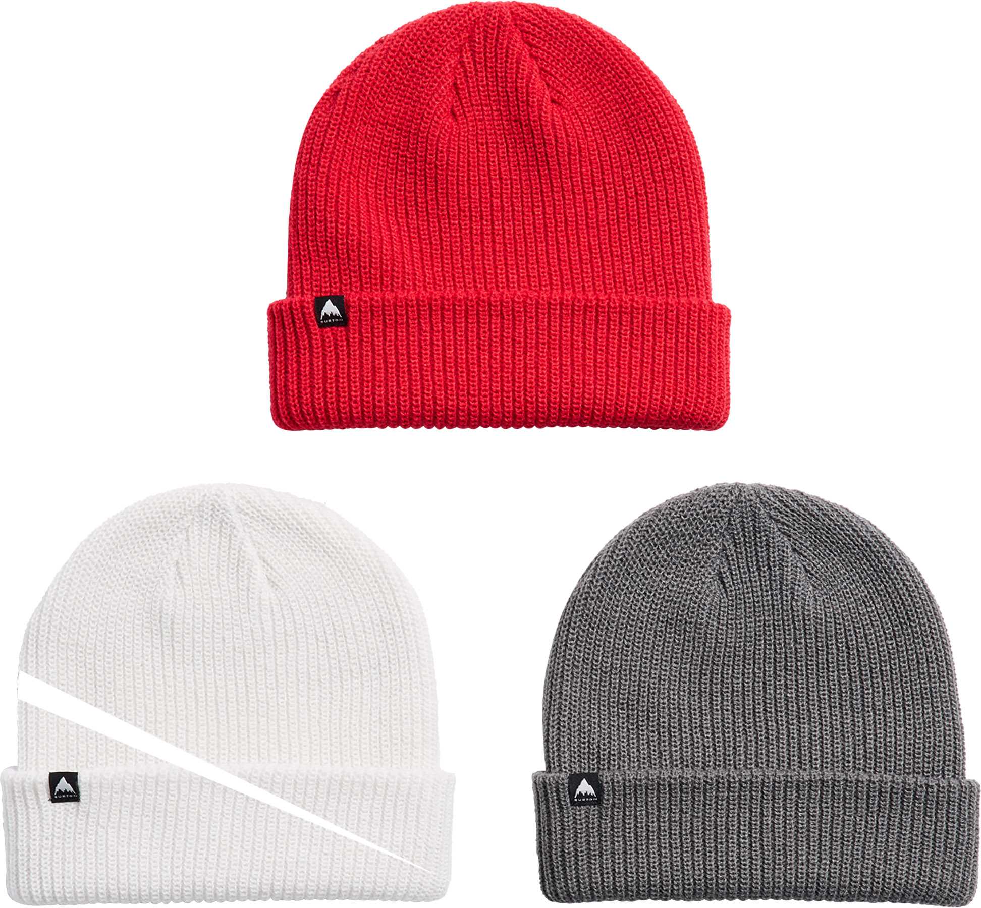 Gray Cloud - Gotham Gray - Geranium Red