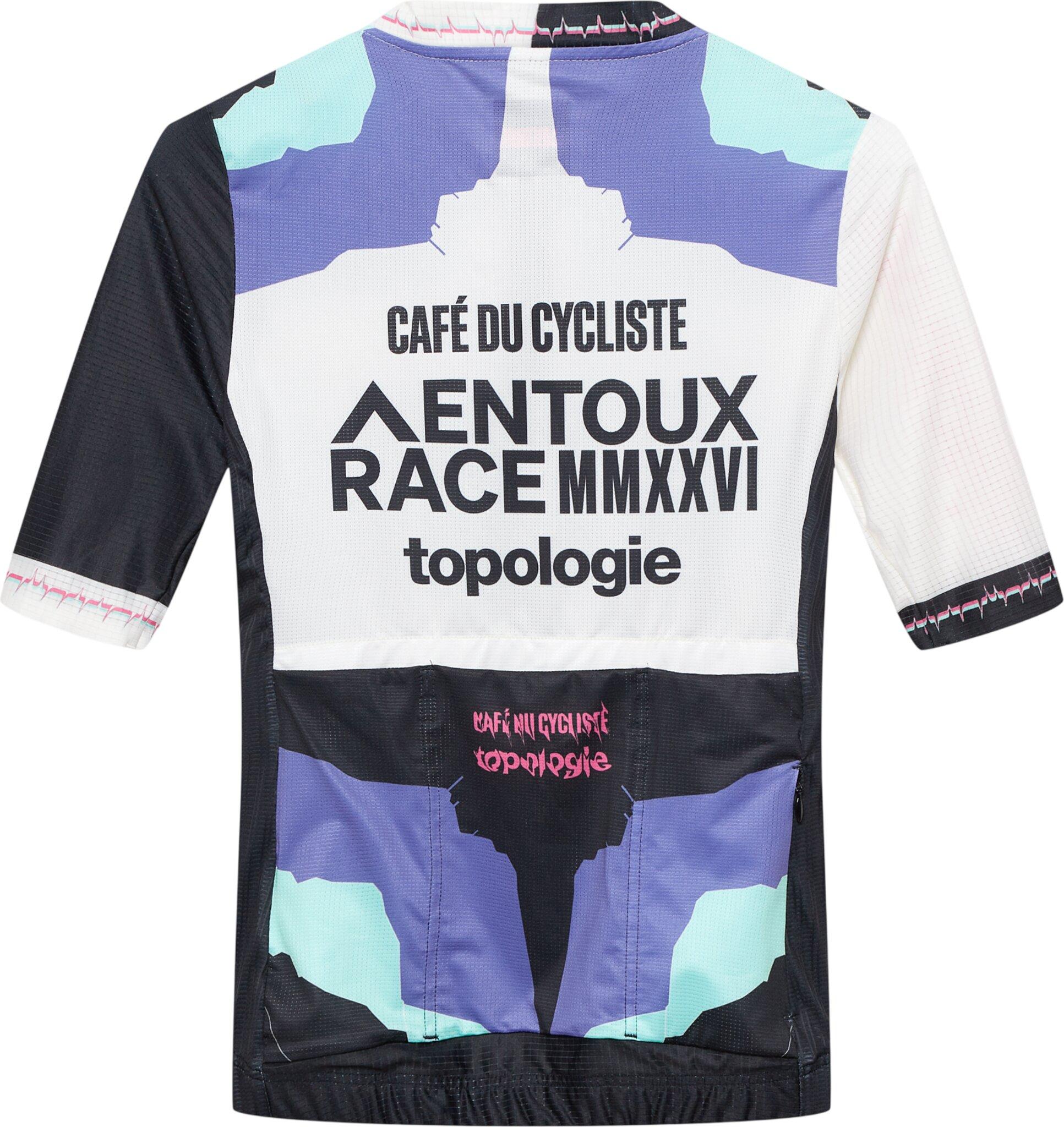 Product gallery image number 3 for product Maillot de vélo Café du Cycliste x Topologie Bergida - Femme