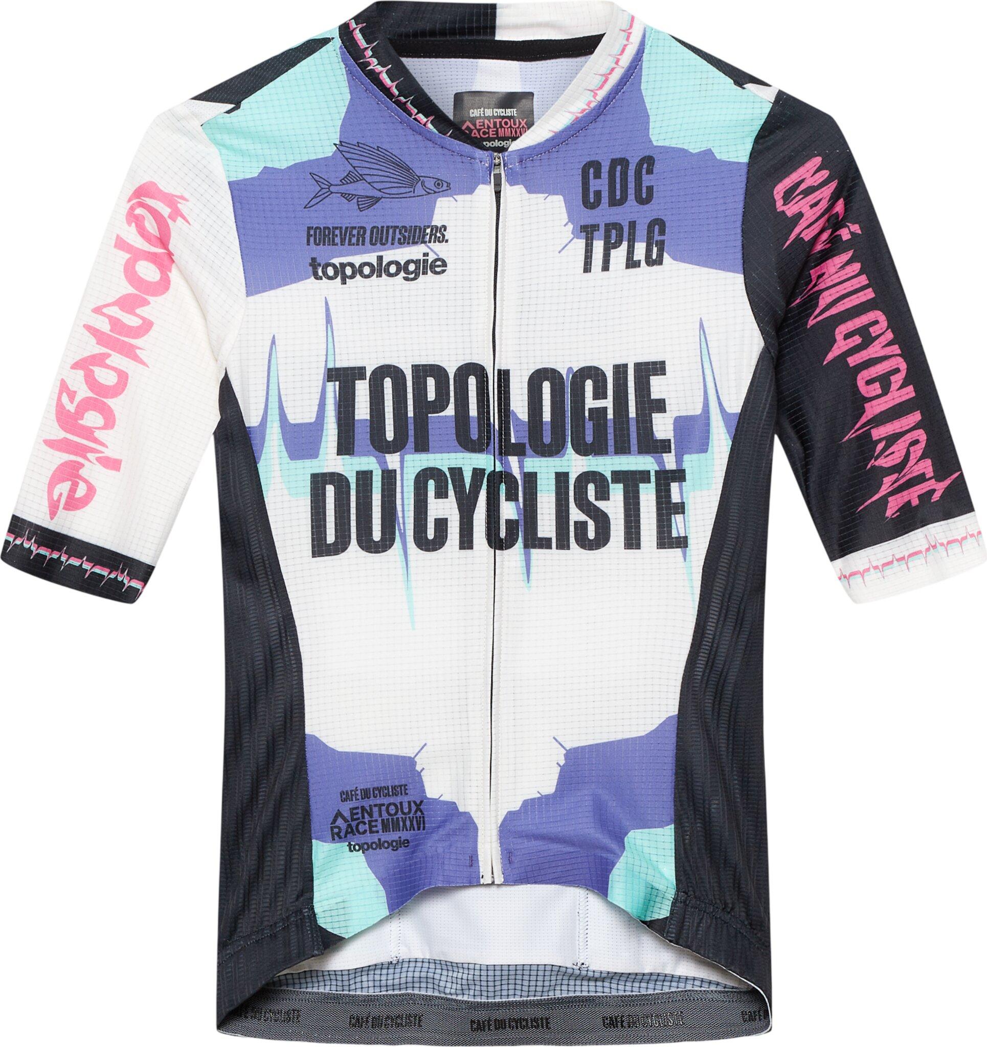 Product image for Maillot de vélo Café du Cycliste x Topologie Bergida - Femme