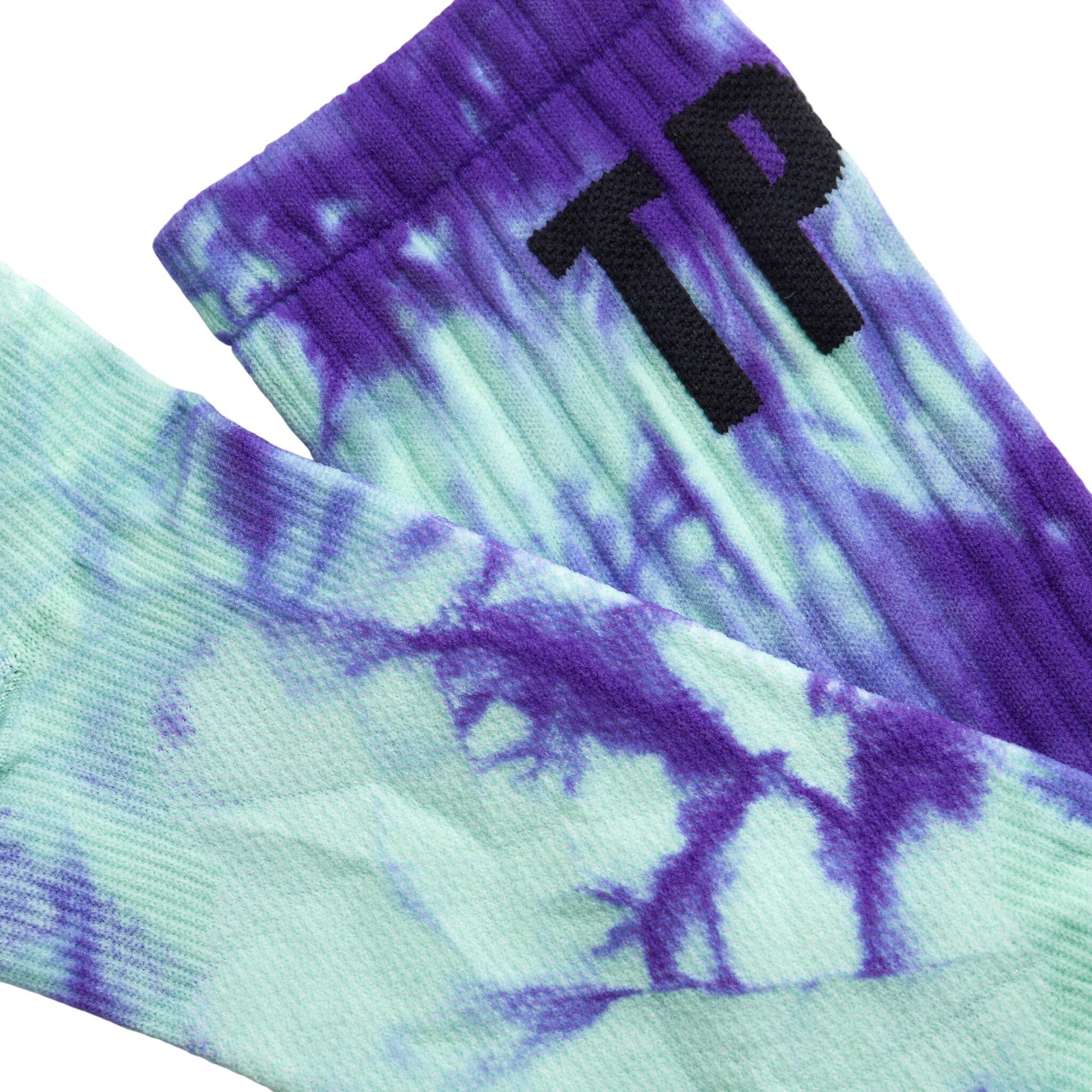 Product gallery image number 2 for product Café du Cycliste x Topologie Tie-Dye Cycling Socks - Unisex