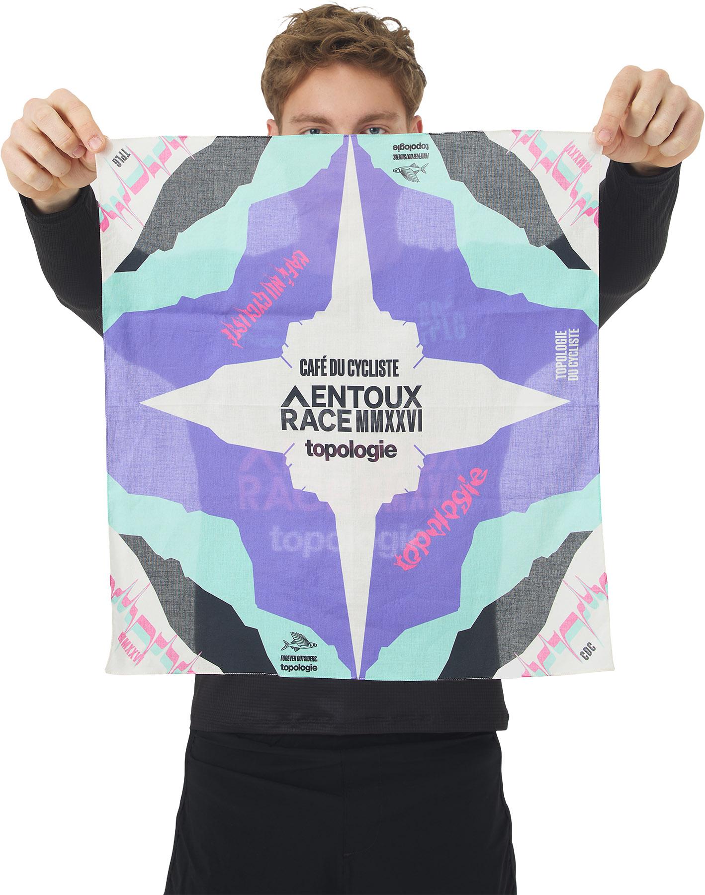 Product gallery image number 4 for product Café du Cycliste x Topologie Bandana - Unisex