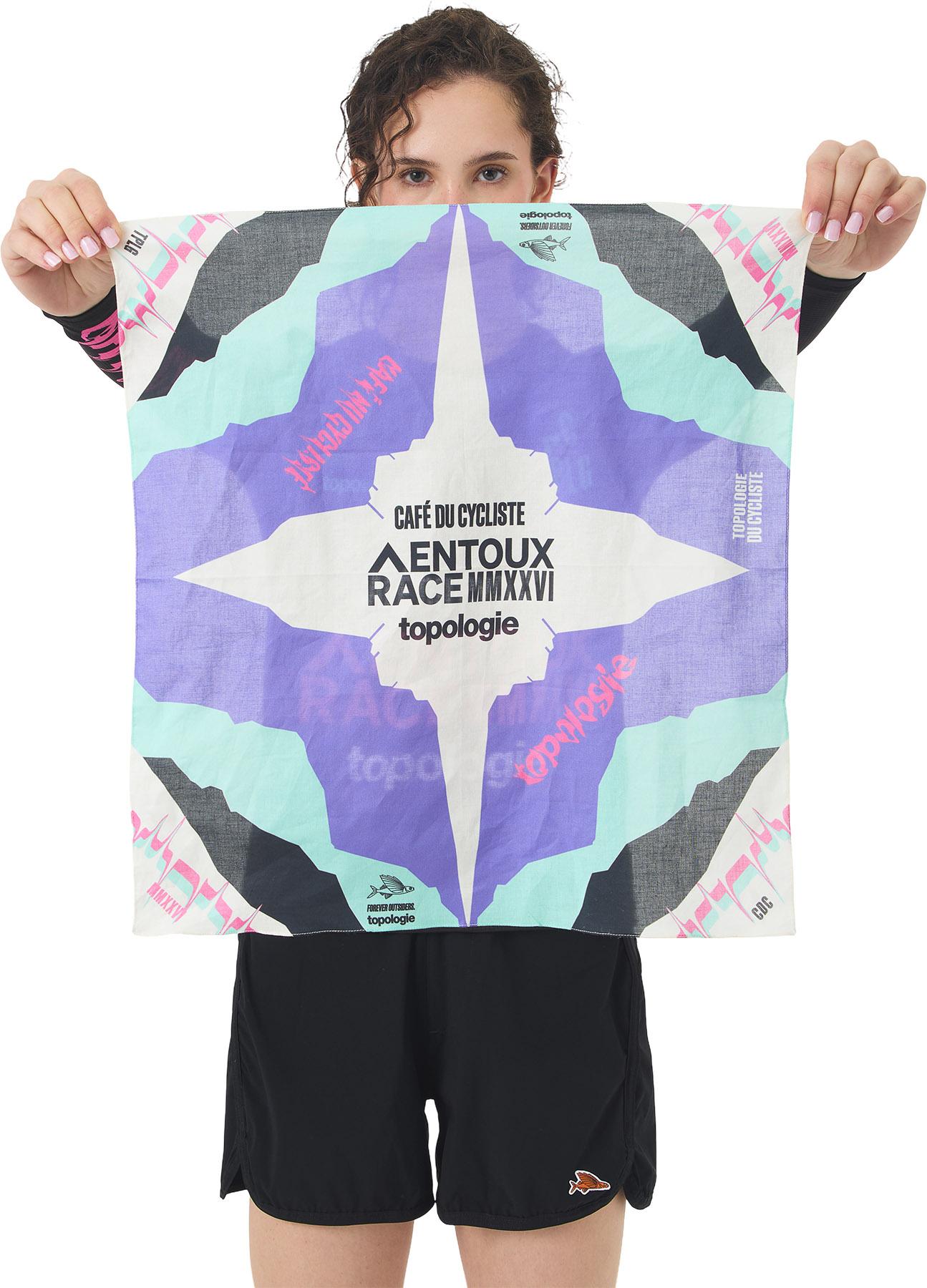 Product gallery image number 6 for product Café du Cycliste x Topologie Bandana - Unisex