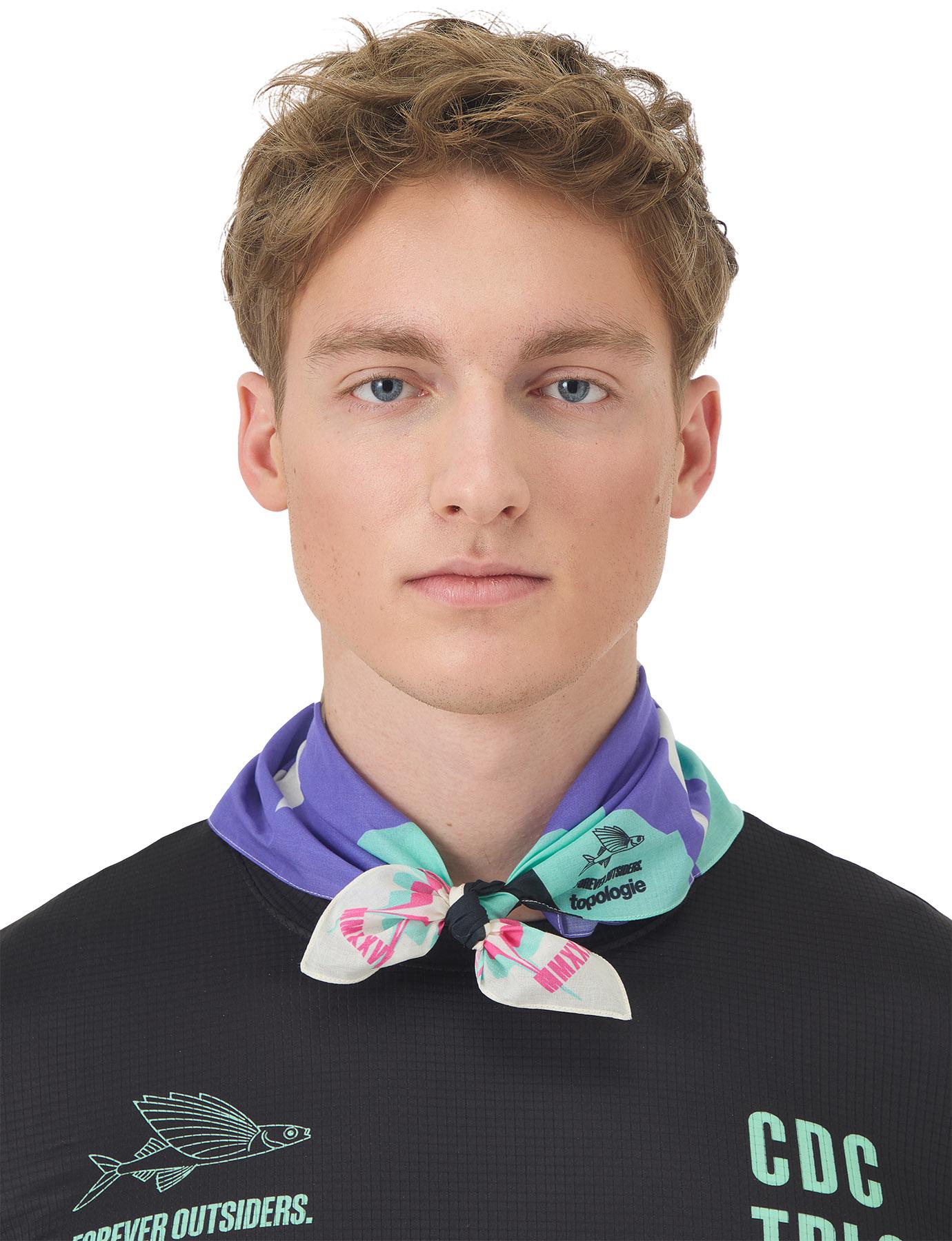Product gallery image number 2 for product Café du Cycliste x Topologie Bandana - Unisex