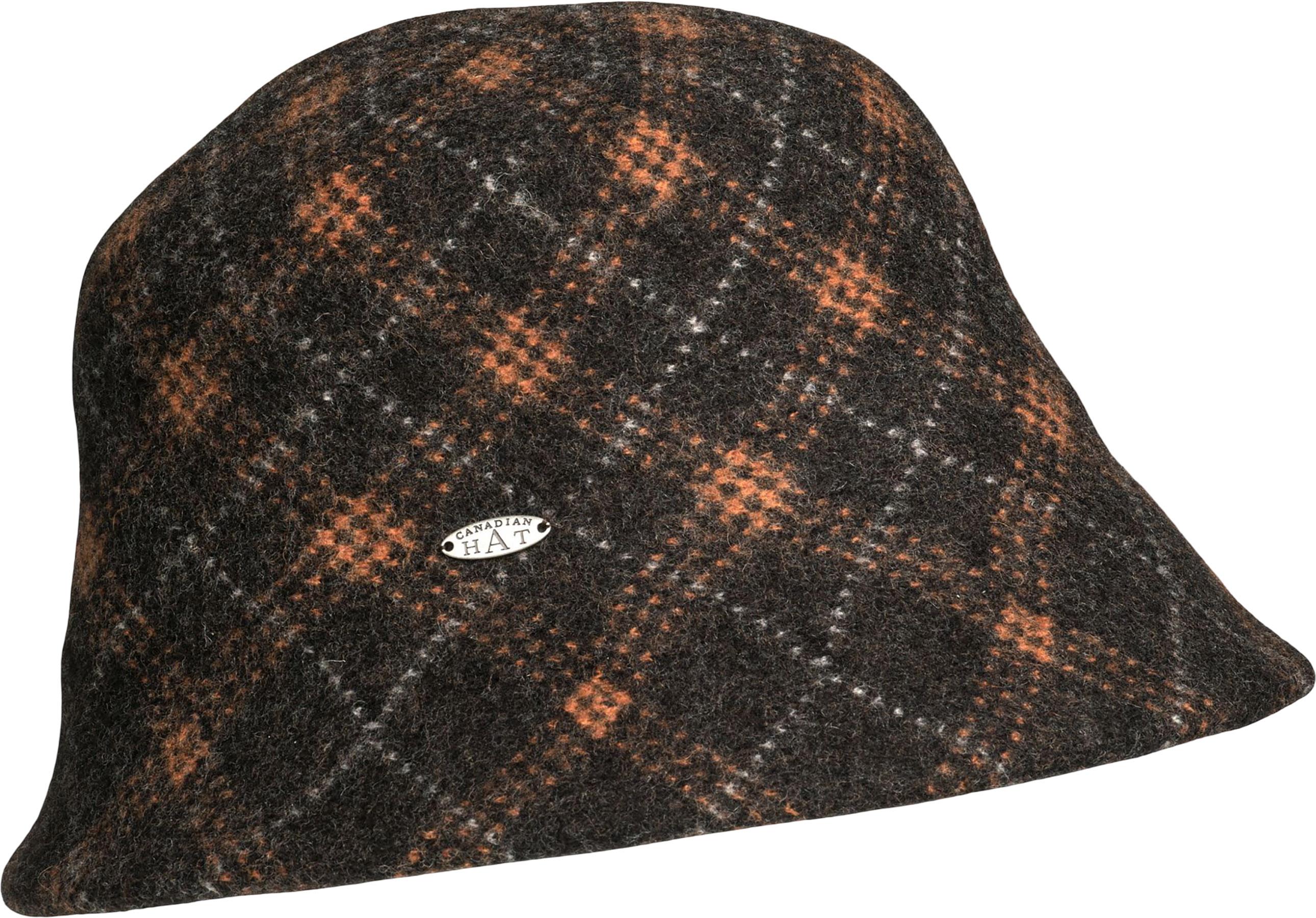 Image de produit pour Camiyah - Chapeau cloche à motif jacquard écossais - Femme