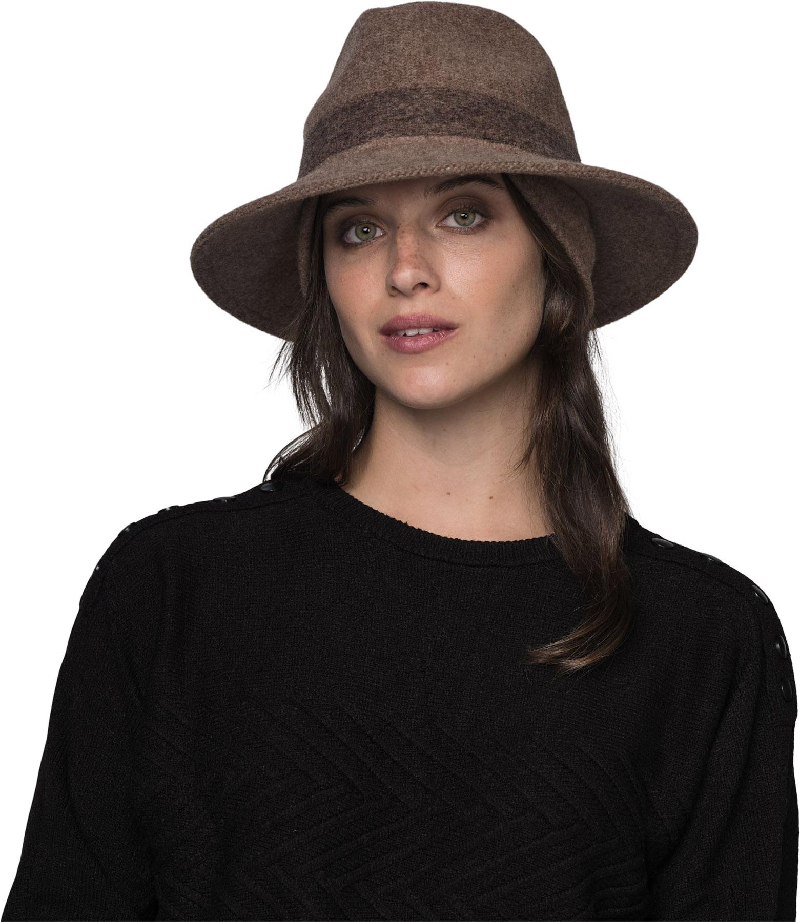 Product gallery image number 1 for product FERLAND E - SOFT FEDORA HAT WITH EARFLAP - Women's