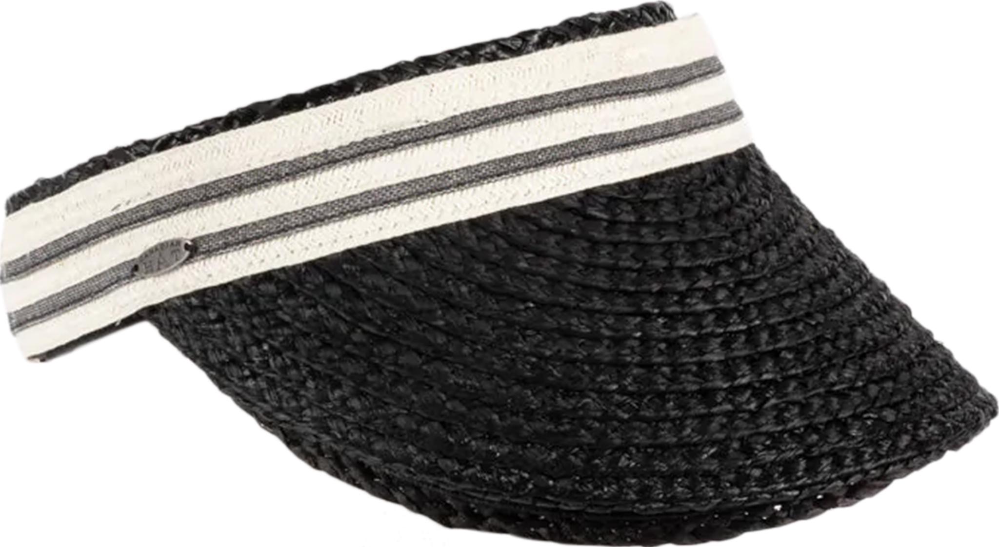 Product gallery image number 1 for product Vitina Ribbon Headband Raffia Visor - Unisex