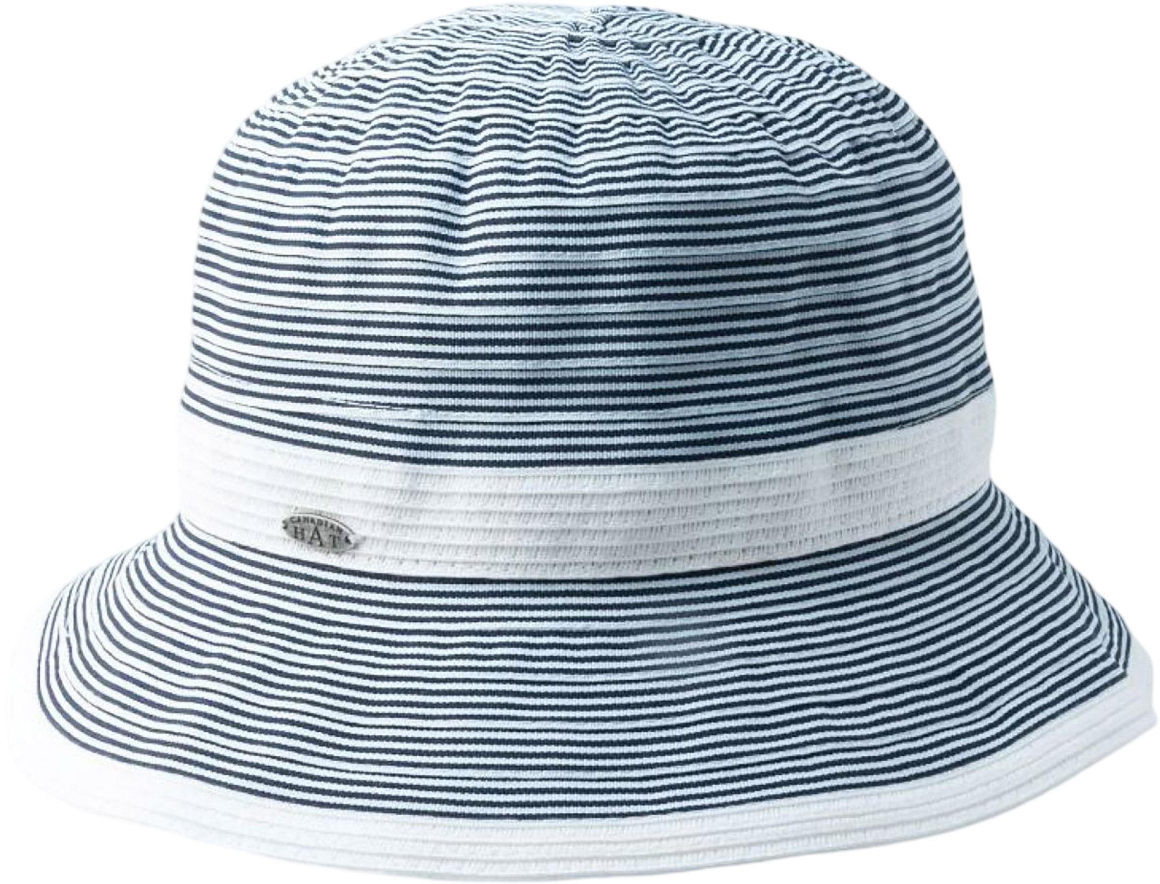 Product image for Chapeau cloche ruban avec bande de paille Clairine - Femme