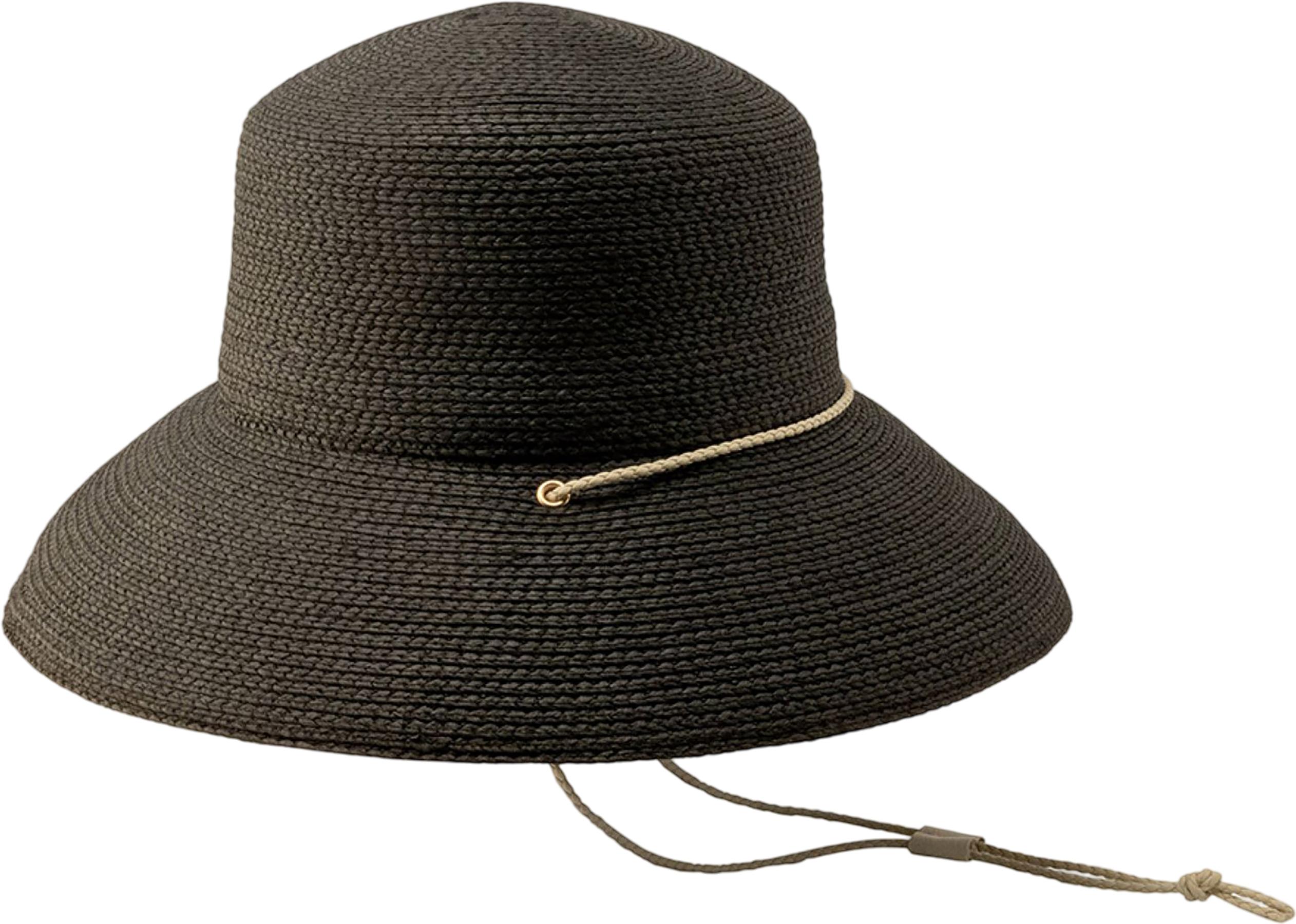Product gallery image number 1 for product Caroline Large Flat Top Cloche Hat with Cord - Unisex