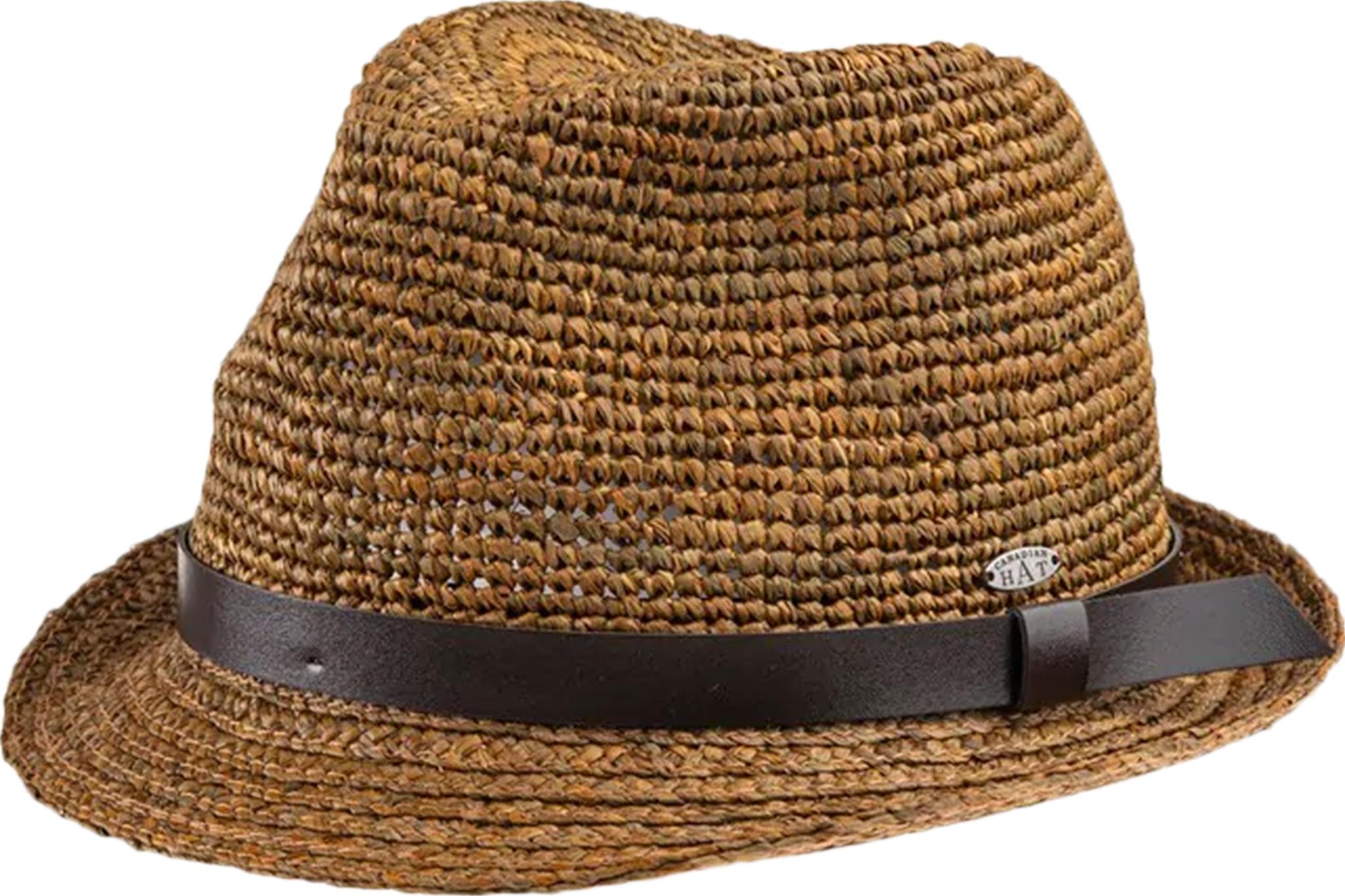 Product gallery image number 1 for product Carl Leather Trim Fedora Hat - Unisex
