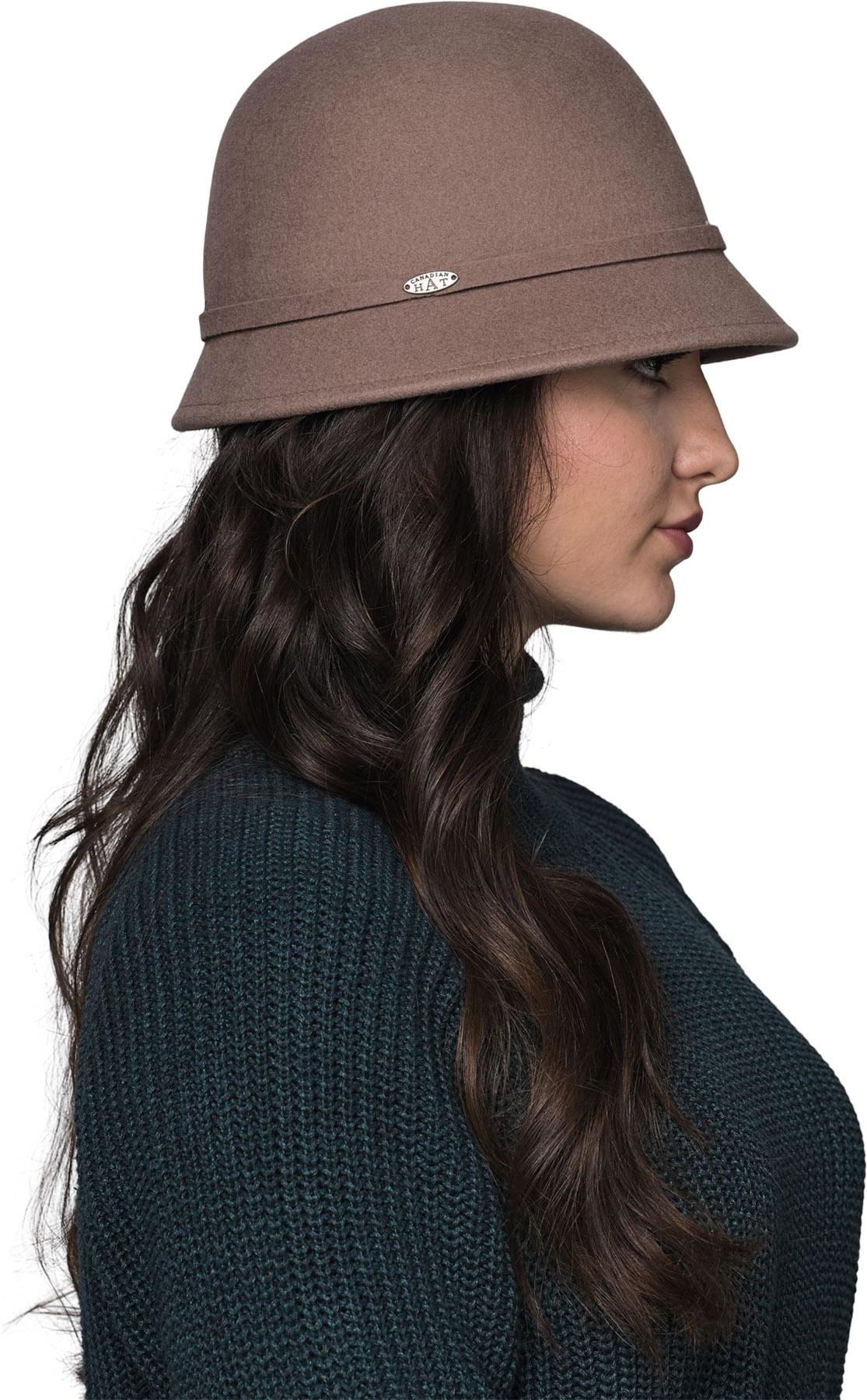 Product gallery image number 2 for product CARLA T- PACKABLE WOOL CLOCHE HAT - Women's