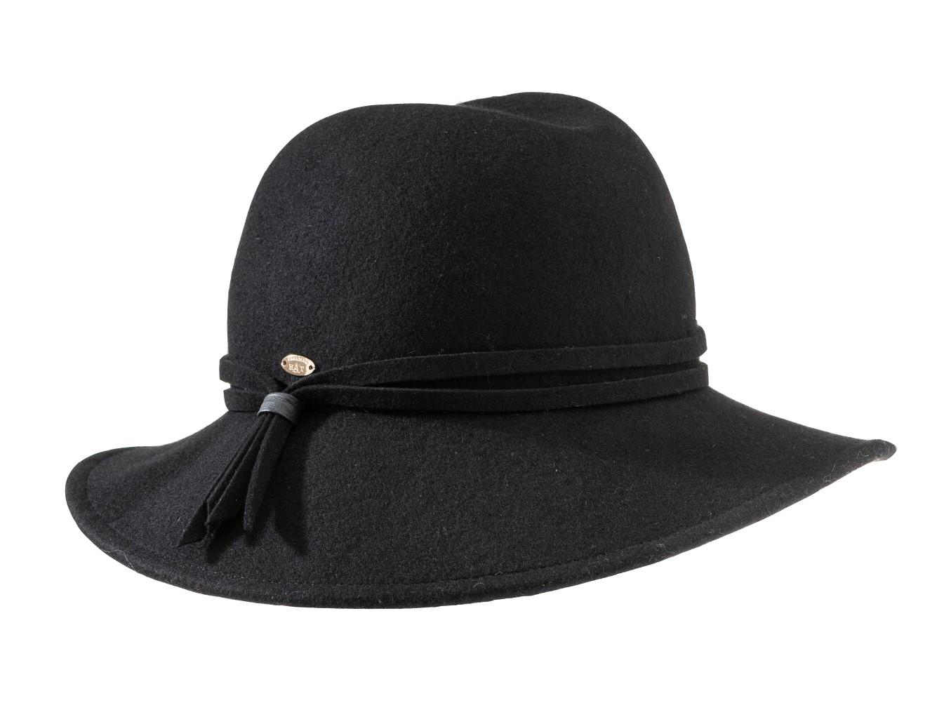 Product gallery image number 1 for product Waverly Hat Waterproof Felt Fedora With Tassel - Women's