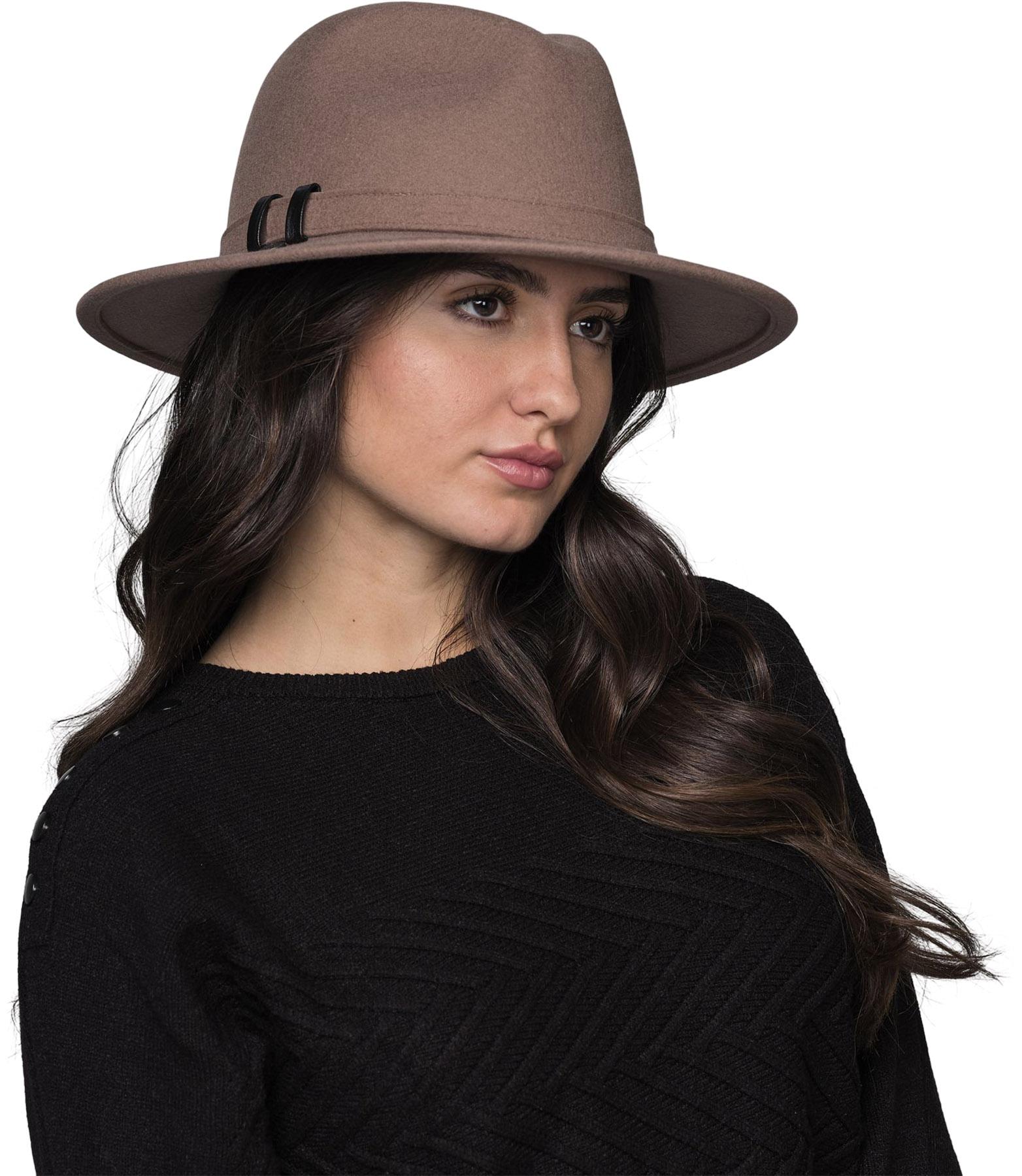 Product gallery image number 2 for product WILL T - PACKABLE  FELT FEDORA HAT - Unisex
