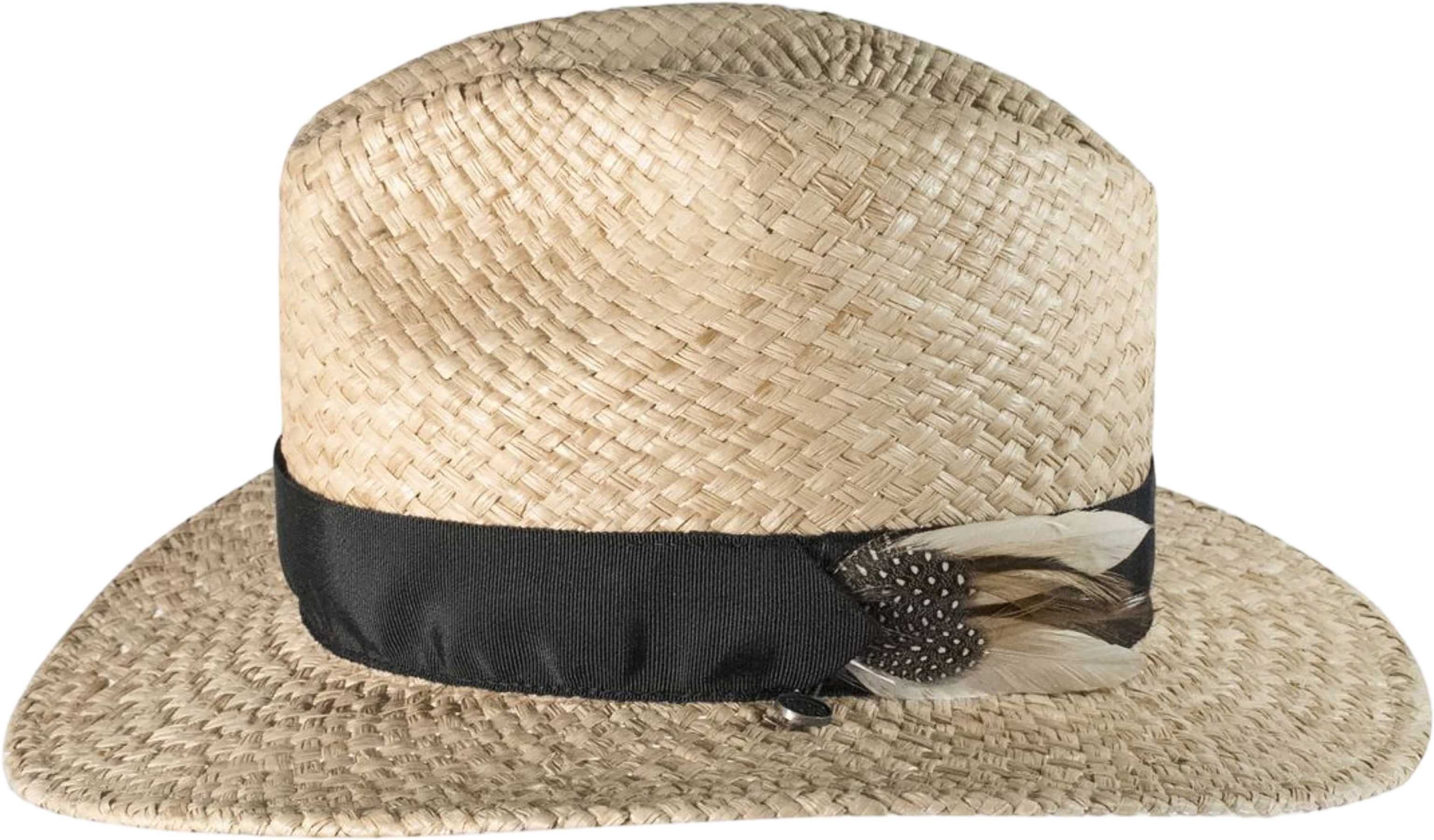Product image for Nelson A Fedora Hat in Raffia - Unisex