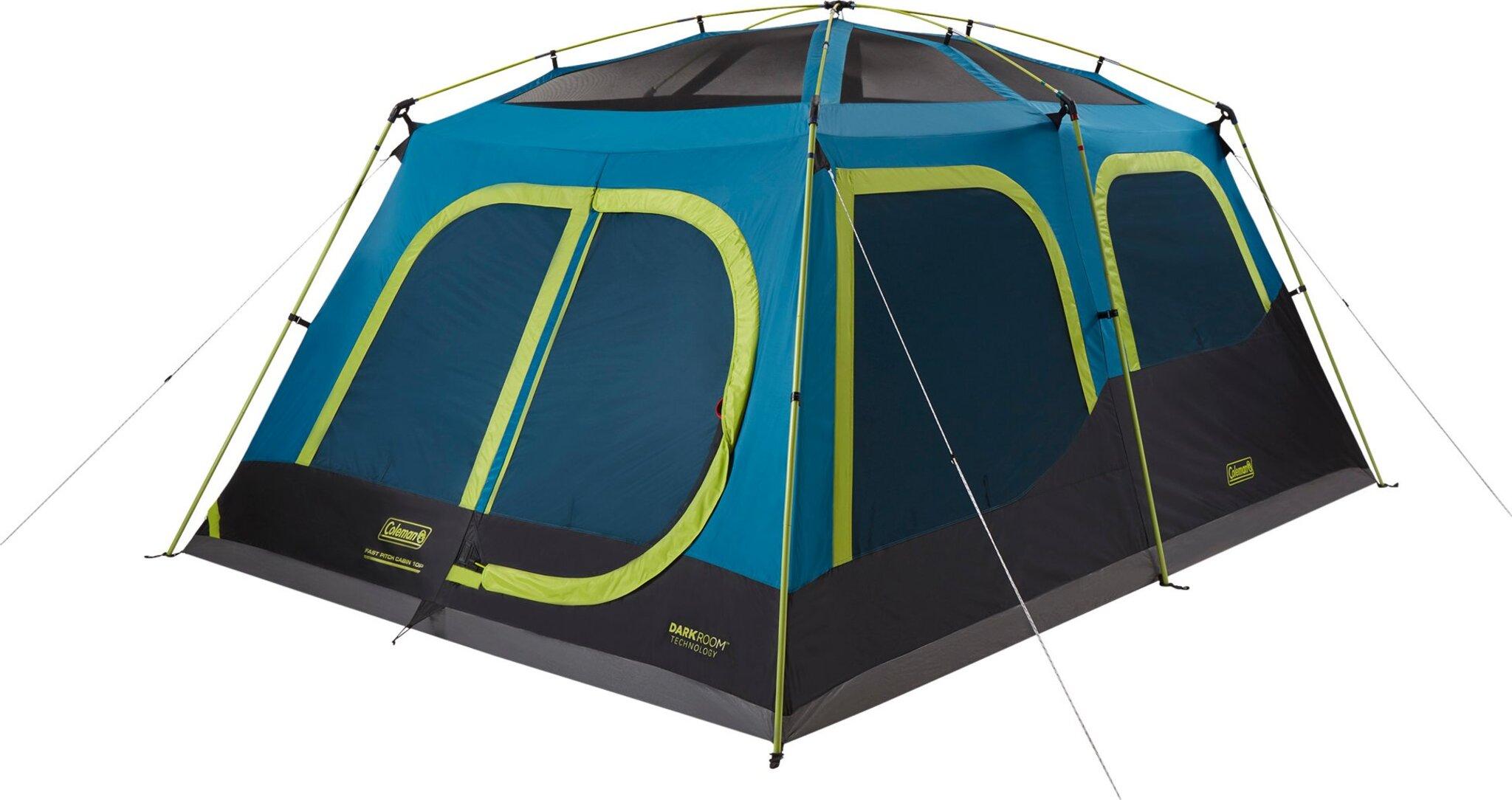 Product gallery image number 2 for product Dark Room Cabin Camping Tent With Fast Pitch Setup 10-Person 