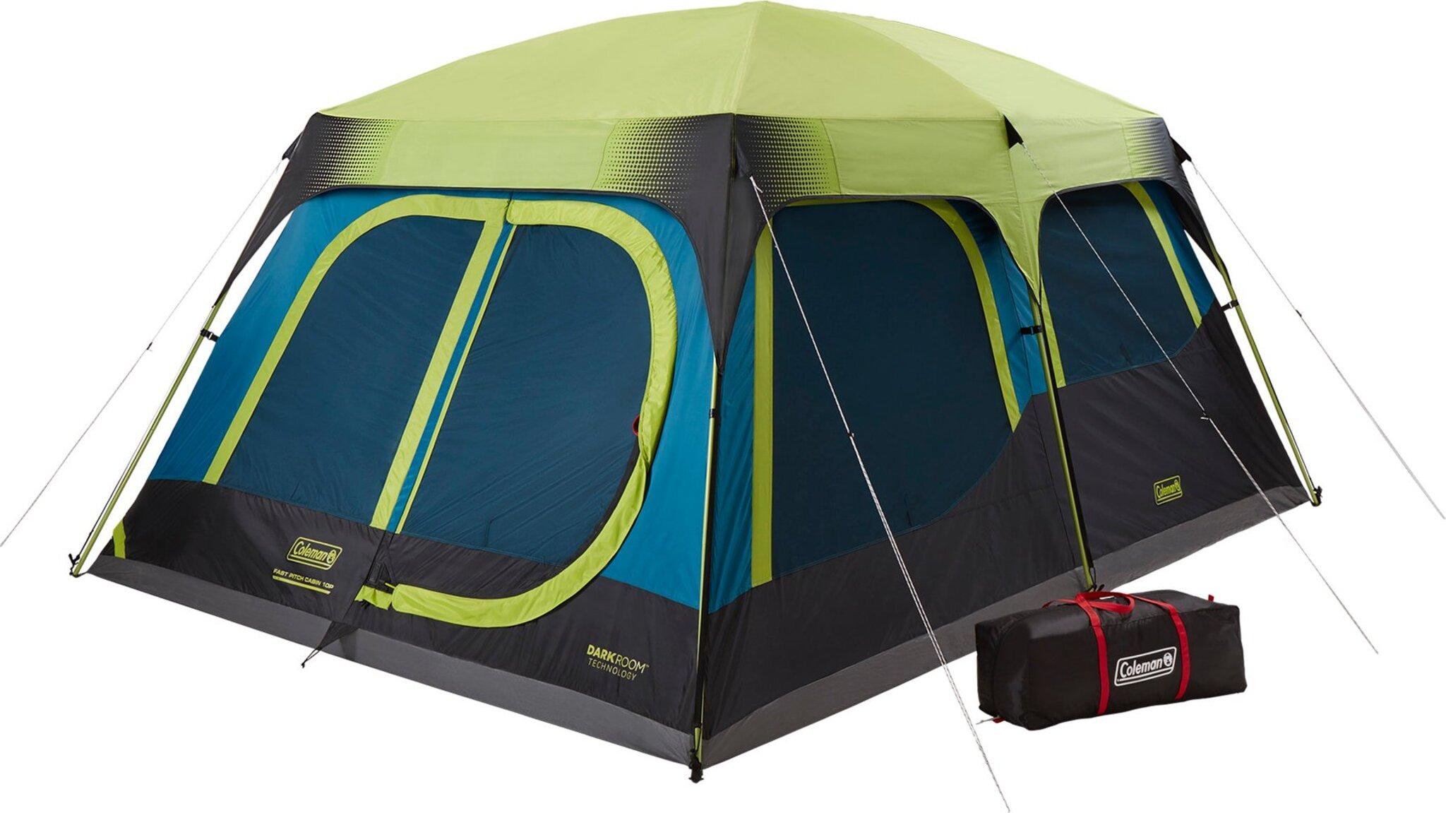 Product gallery image number 5 for product Dark Room Cabin Camping Tent With Fast Pitch Setup 10-Person 