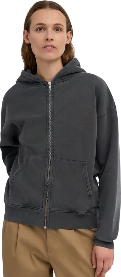 Product gallery image number 3 for product Organic Oversized Zip Hood - Unisex
