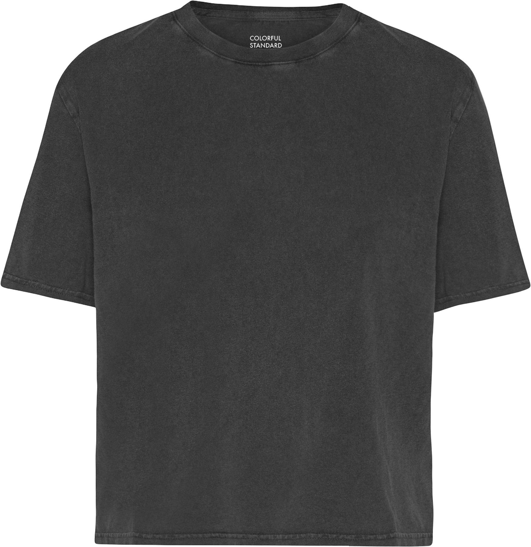 Image de produit pour T-shirt écourté à coupe boxy - Femme