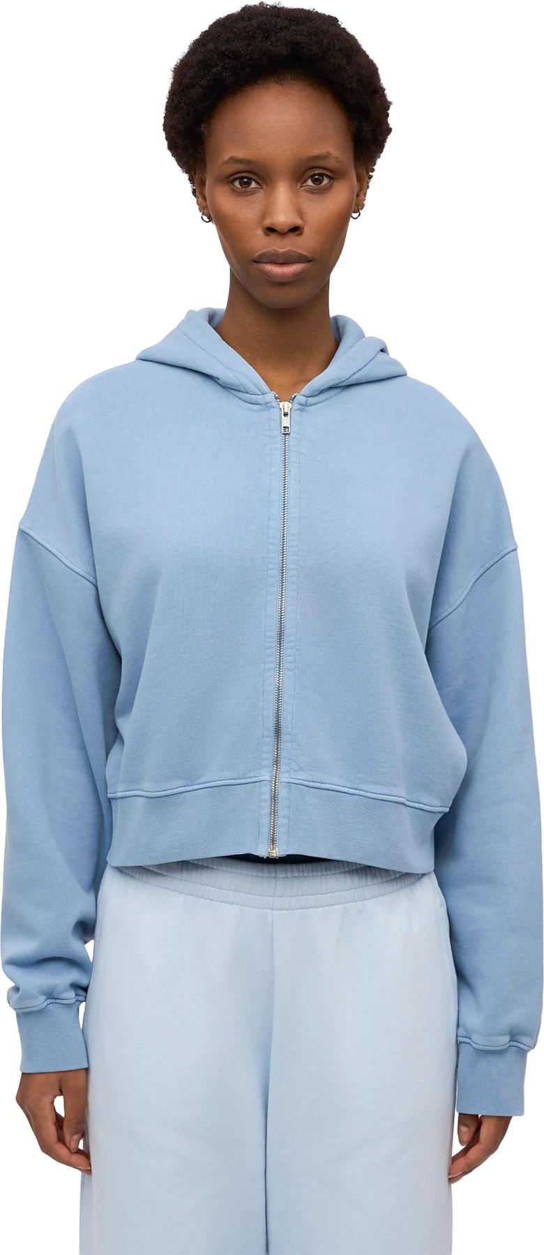 Product gallery image number 3 for product Organic Crop Zip Hood - Women's