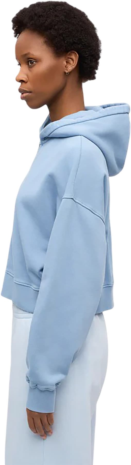 Product gallery image number 2 for product Organic Crop Zip Hood - Women's