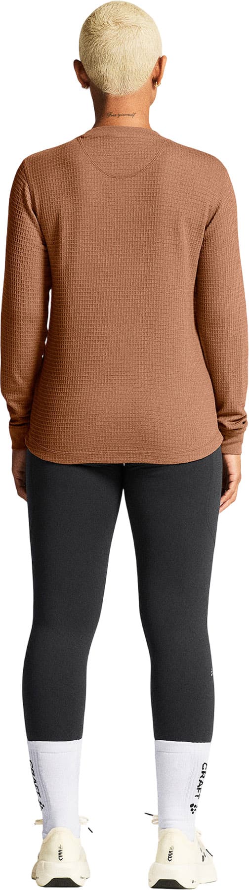 Numéro de l'image de la galerie de produits 4 pour le produit Maillot couche de base Wool Waffle RN - Femme