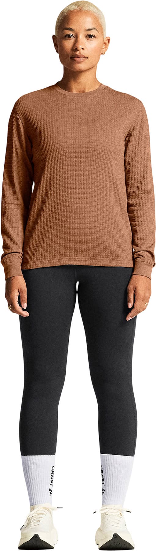 Numéro de l'image de la galerie de produits 2 pour le produit Maillot couche de base Wool Waffle RN - Femme