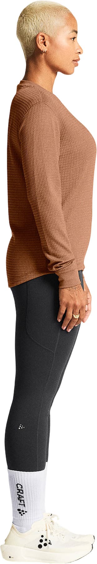 Numéro de l'image de la galerie de produits 3 pour le produit Maillot couche de base Wool Waffle RN - Femme